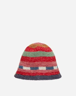 Meda Crochet Knit Hat Multicolor
