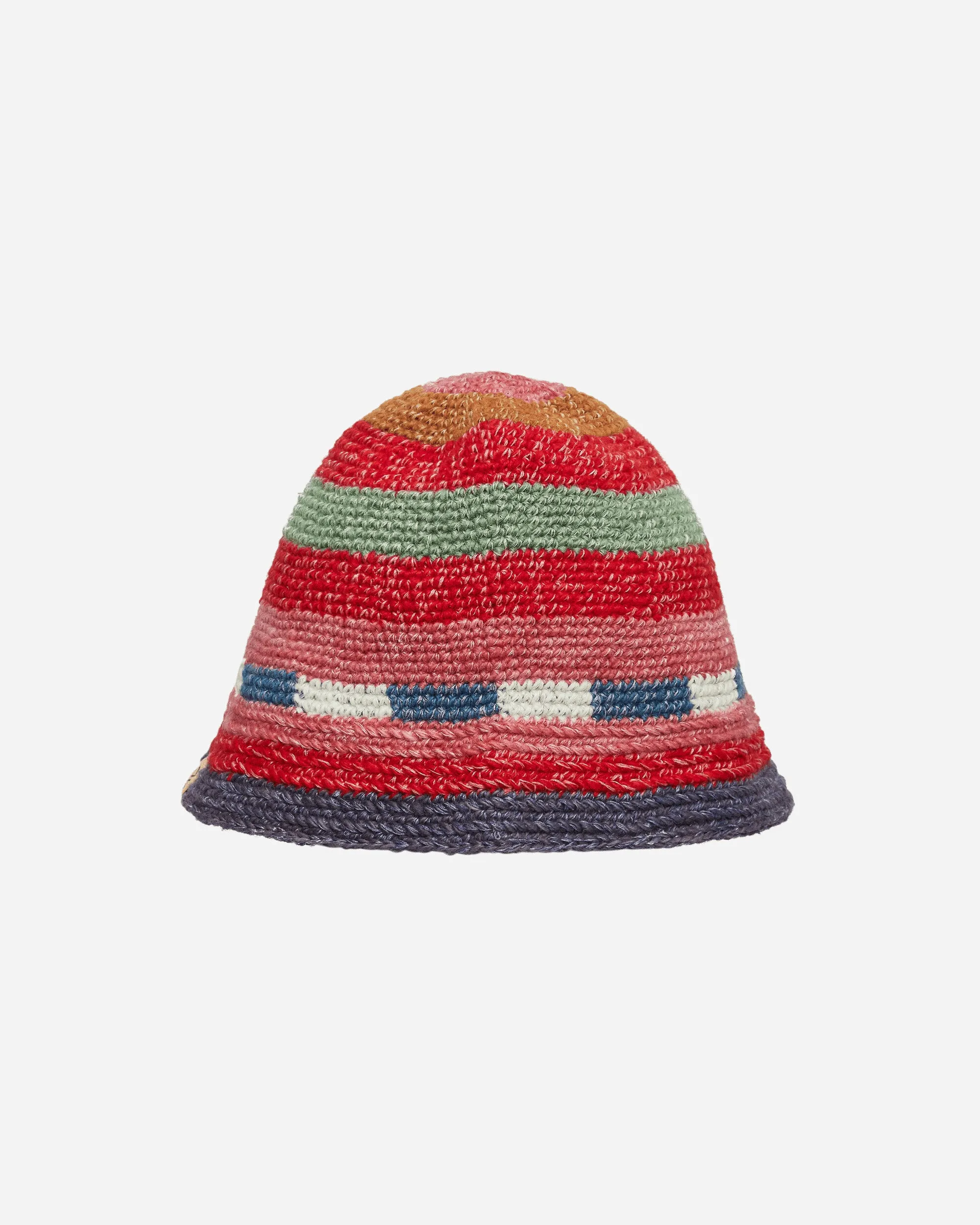 Meda Crochet Knit Hat Multicolor