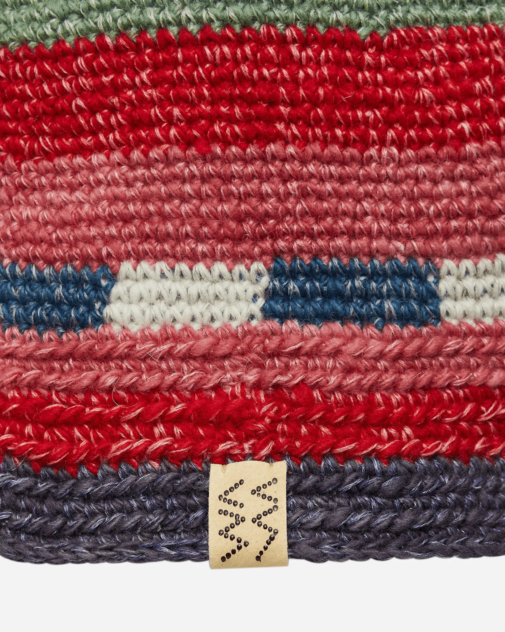 Meda Crochet Knit Hat Multicolor