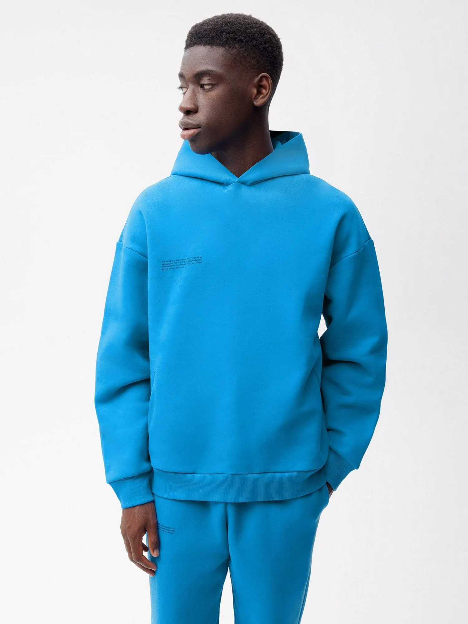 Mens 365 Heavyweight Hoodie—cerulean blue