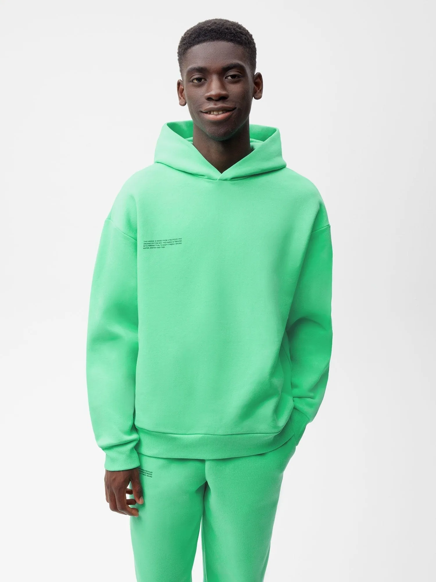 Mens 365 Heavyweight Hoodie—spearmint green