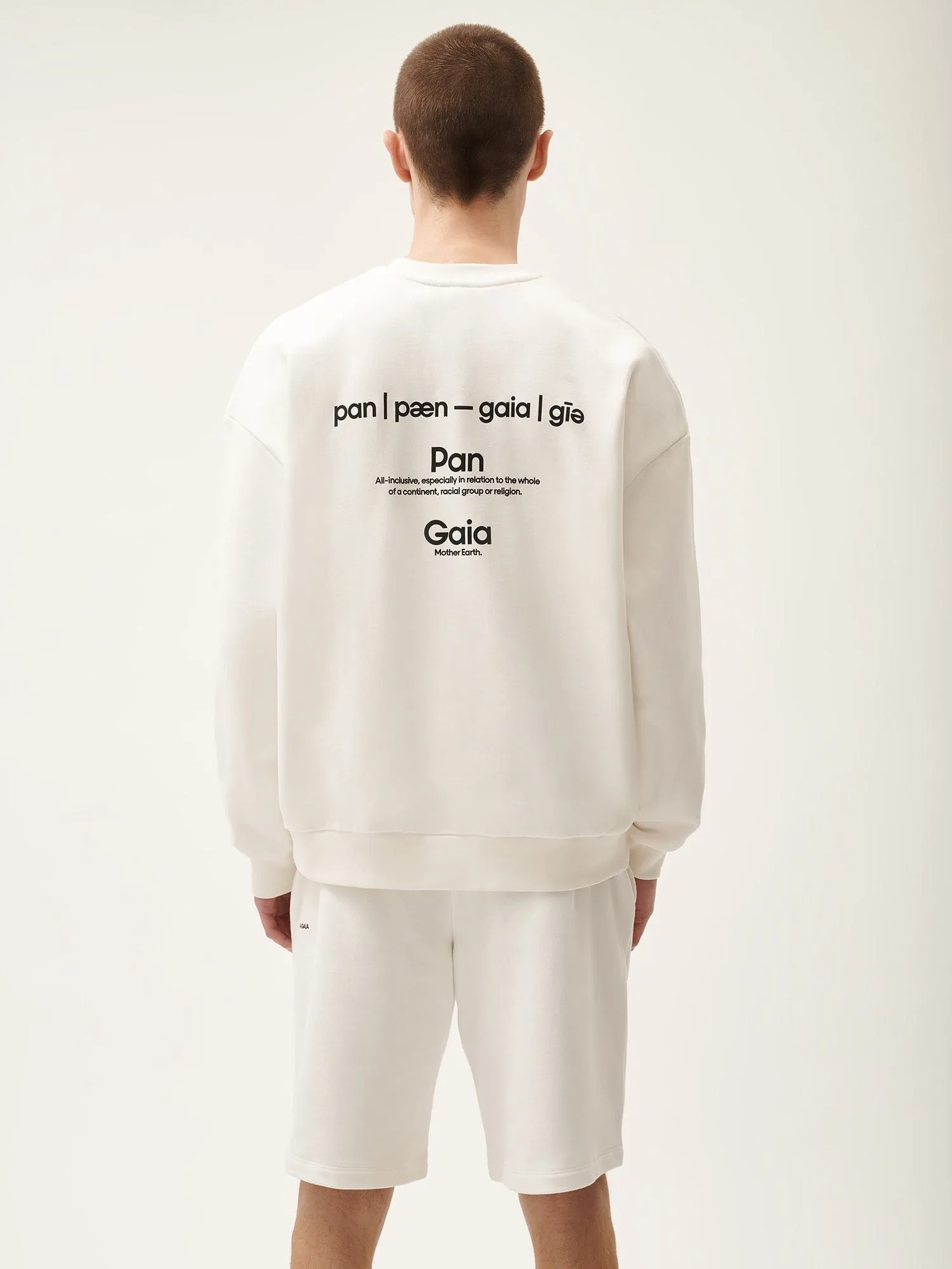 Mens 365 Midweight Definition Sweatshirt—off-white
