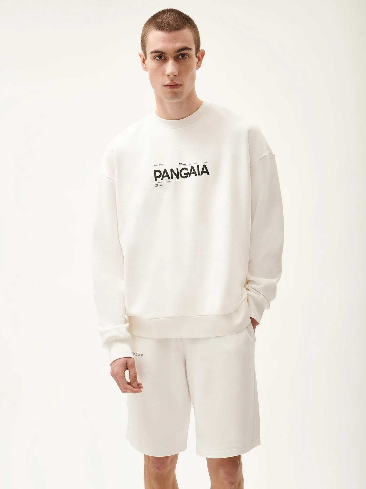 Mens 365 Midweight Definition Sweatshirt—off-white