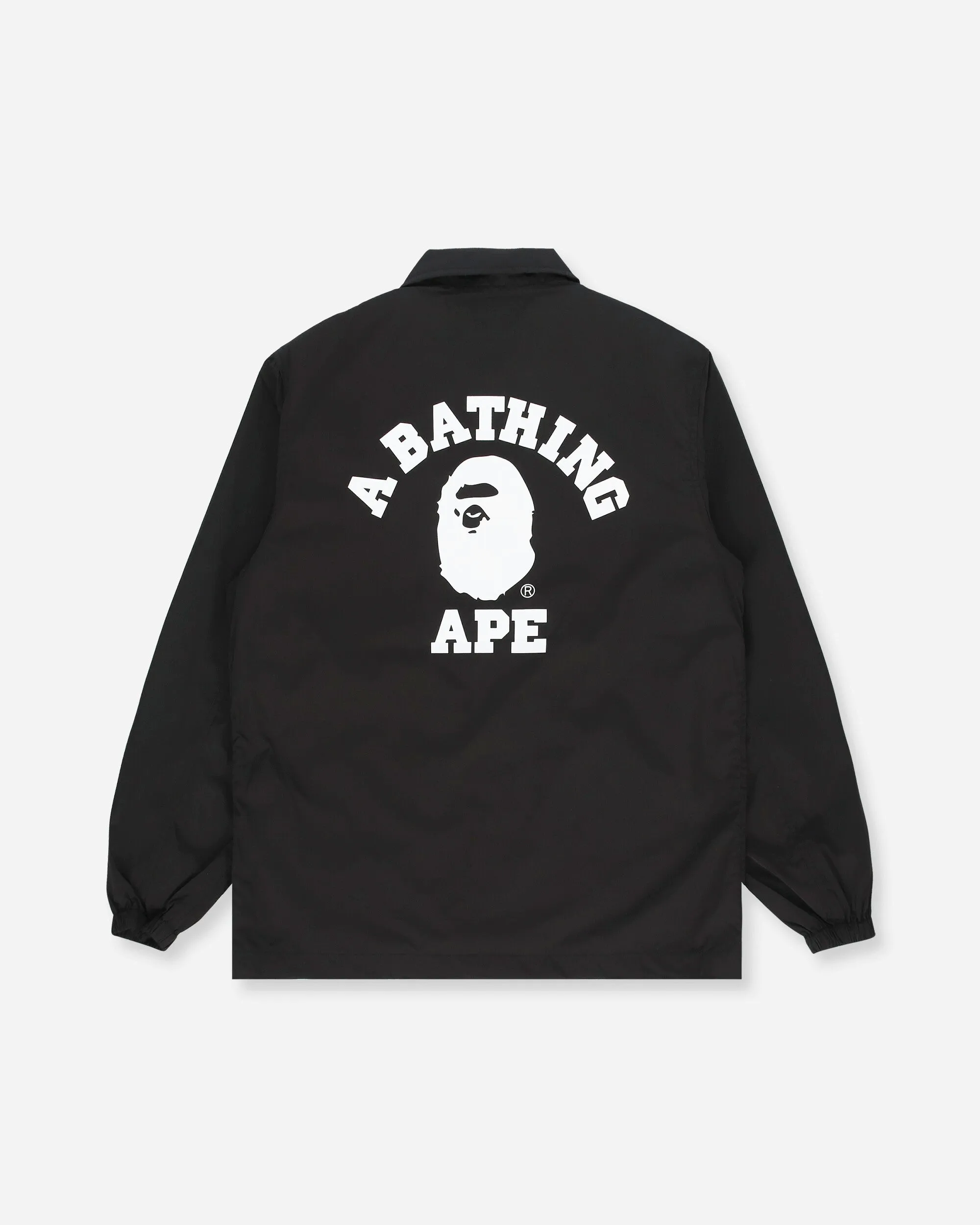 Men's College Coach Jacket Black
