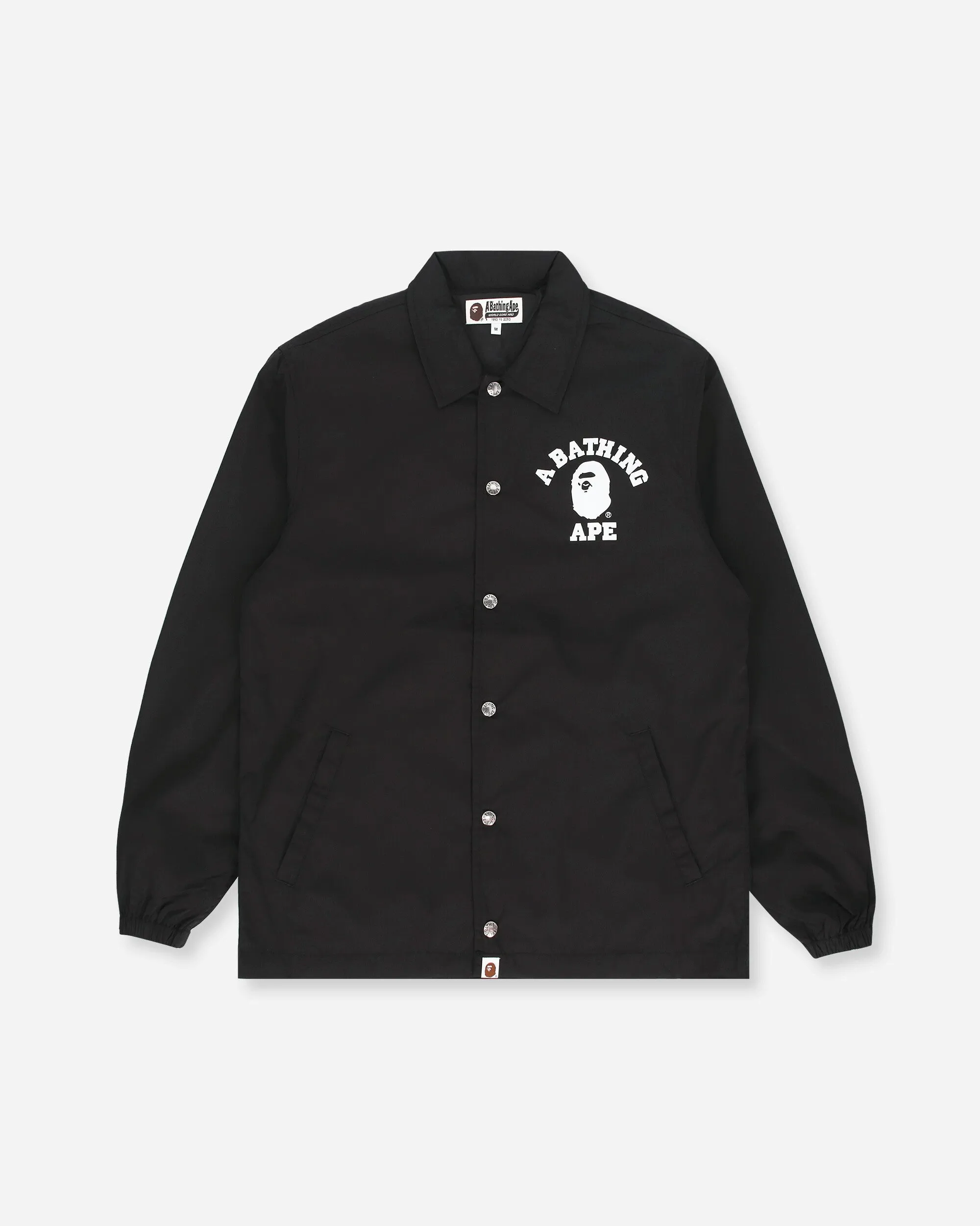 Men's College Coach Jacket Black