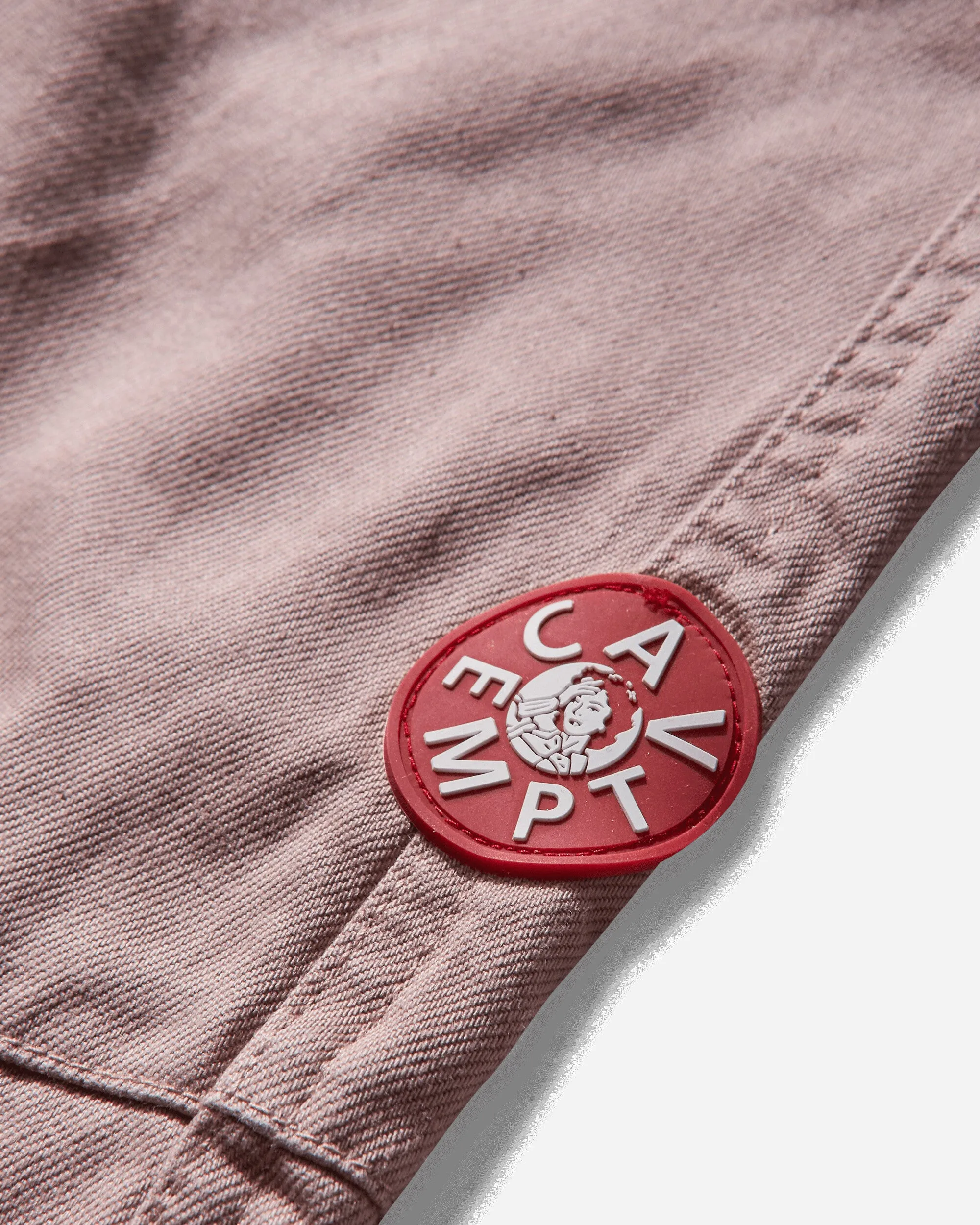 Men's Cutting Button Up Jacket Pink