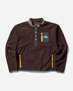 Men's Equipment Fleece Pullover Brown
