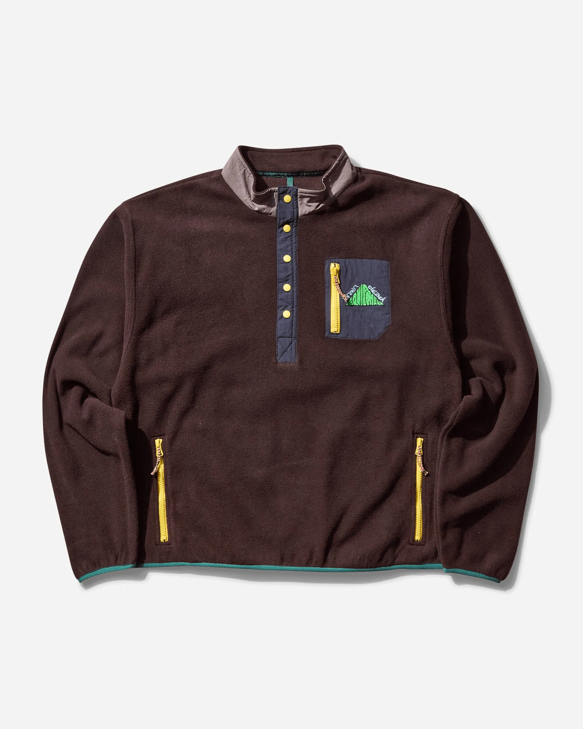 Men's Equipment Fleece Pullover Brown