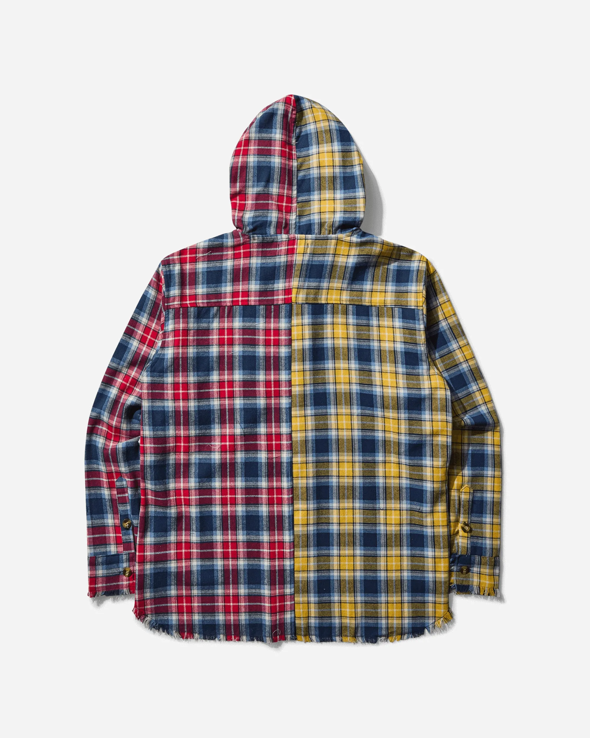 Men's Hooded Shirt Yellow / Red