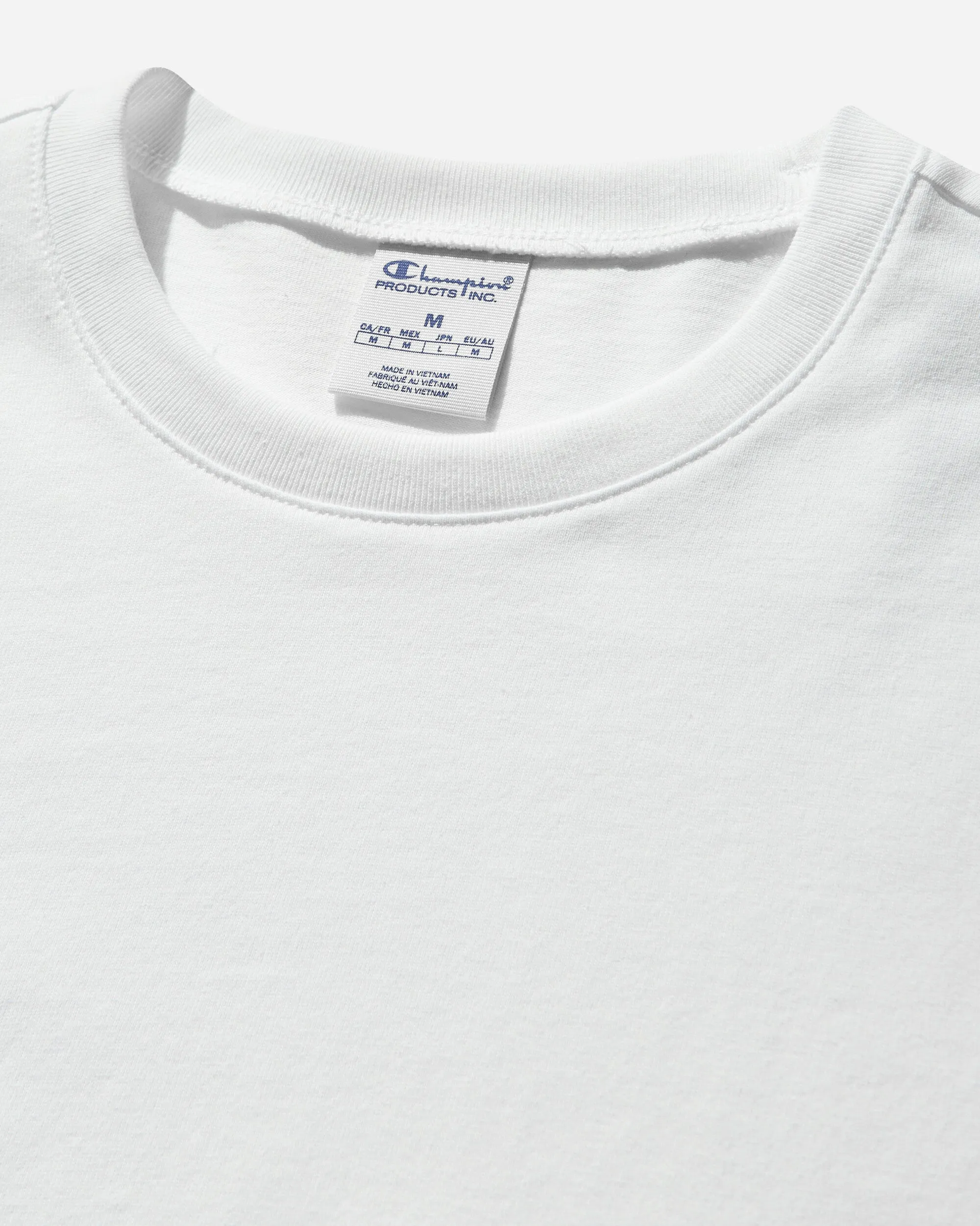 Men's Reverse Weave Loose Fit Longsleeve T-Shirt White