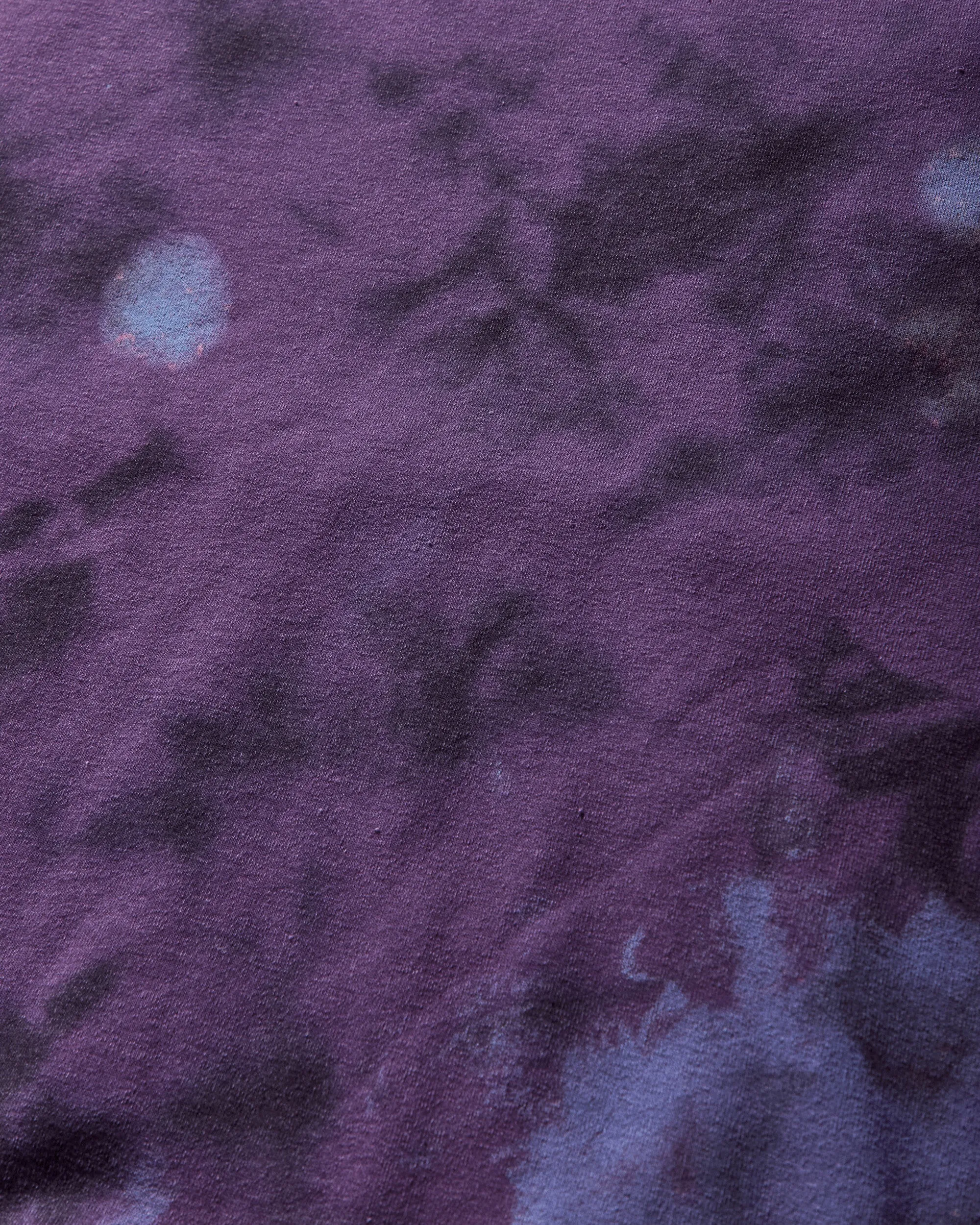 Men's Tie Dye College Hoodie Black