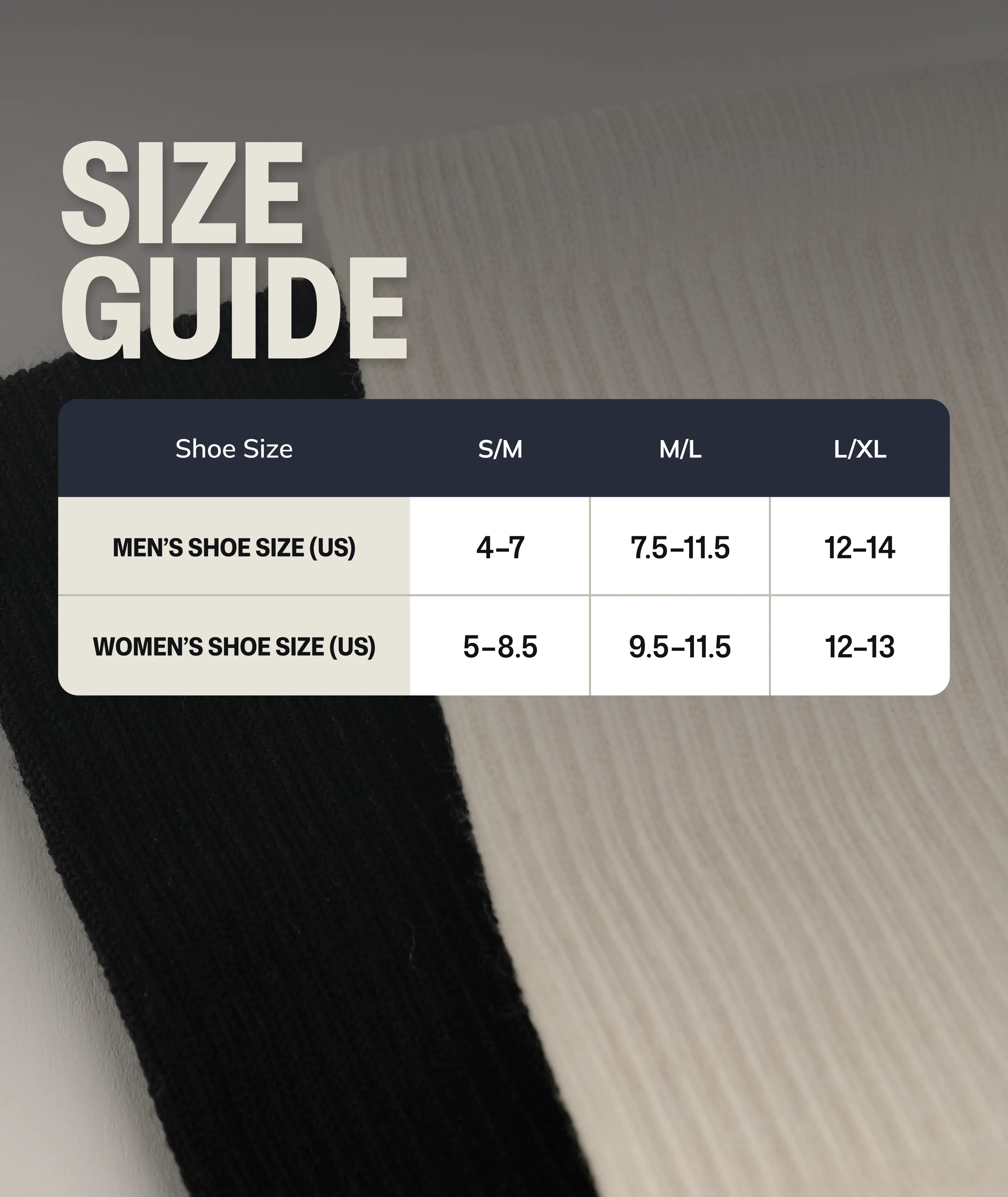 Merino Crew Socks Black