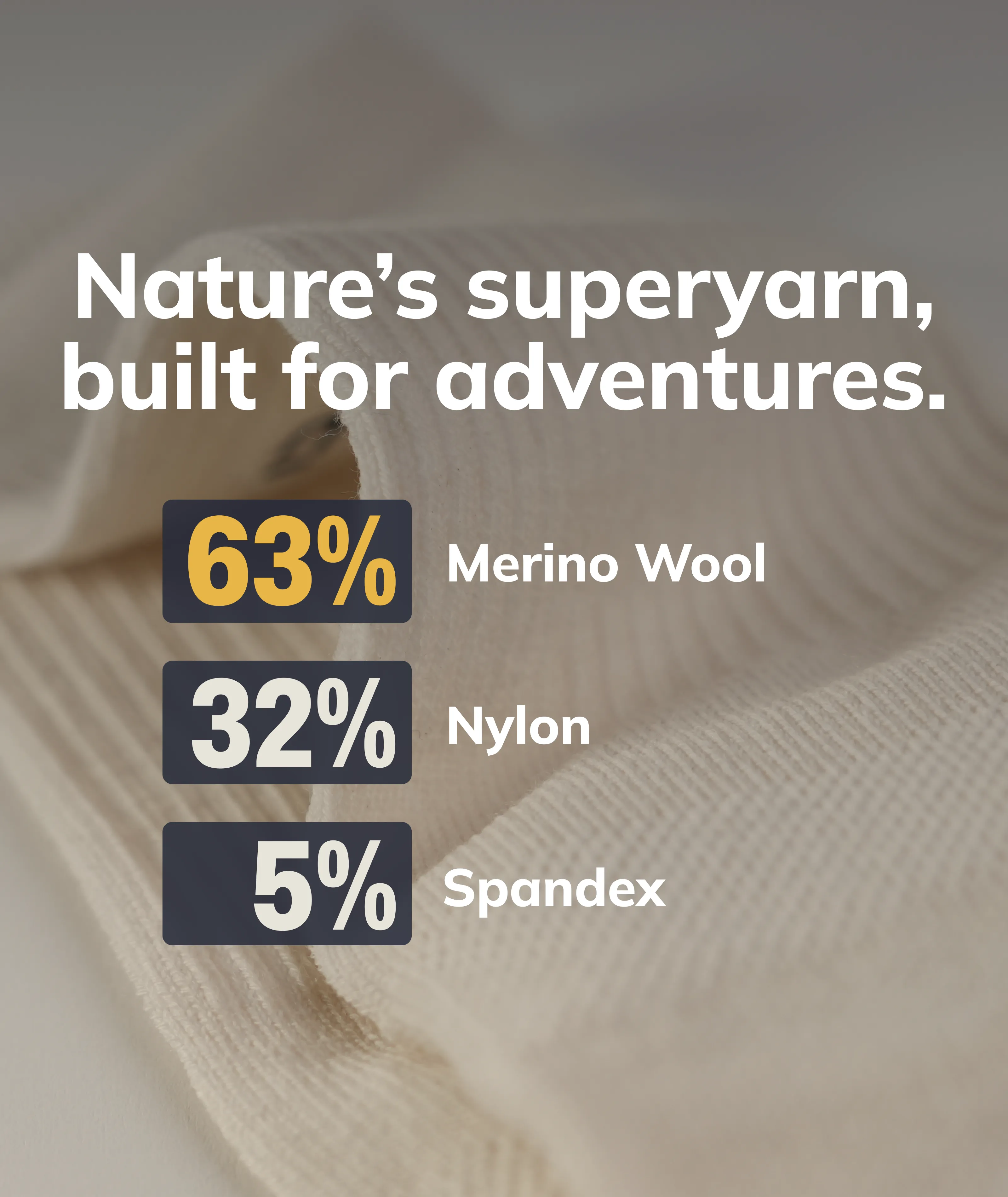 Merino Crew Socks Off White
