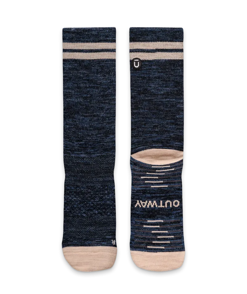 Merino Lite Crew Socks Cobalt