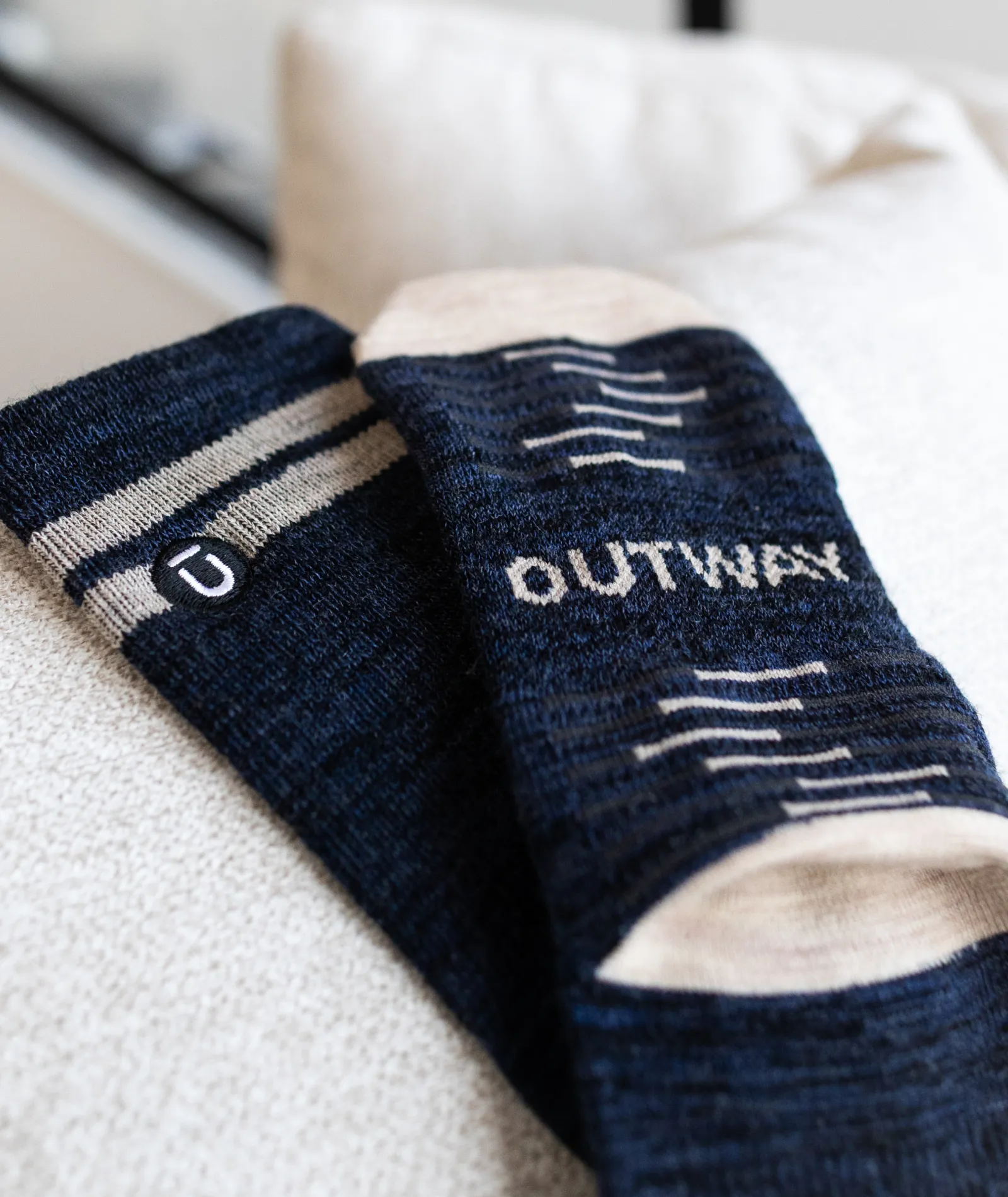 Merino Lite Crew Socks Cobalt