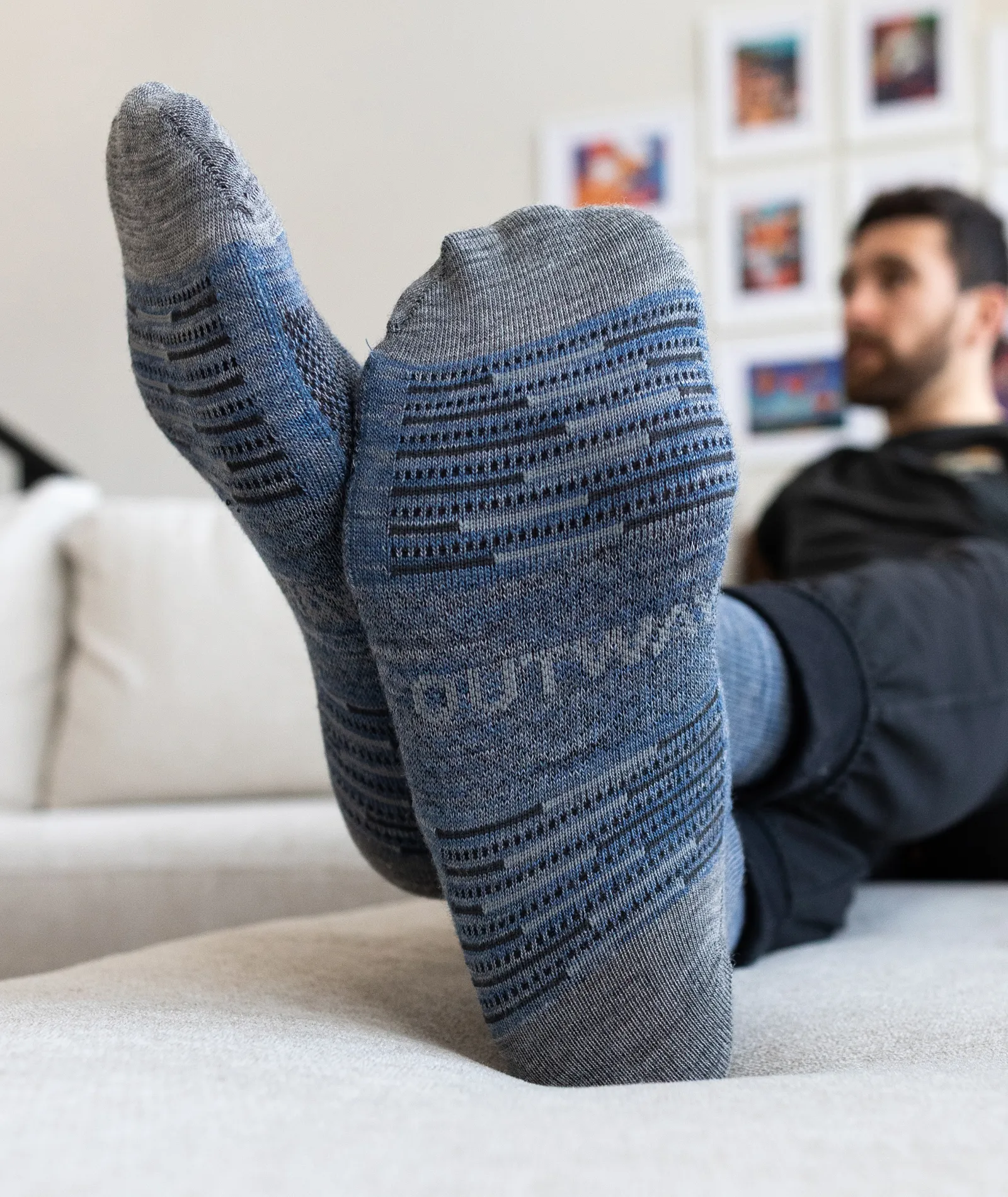Merino Lite Crew Socks Sky