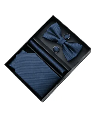 Navy Blue Tie Set