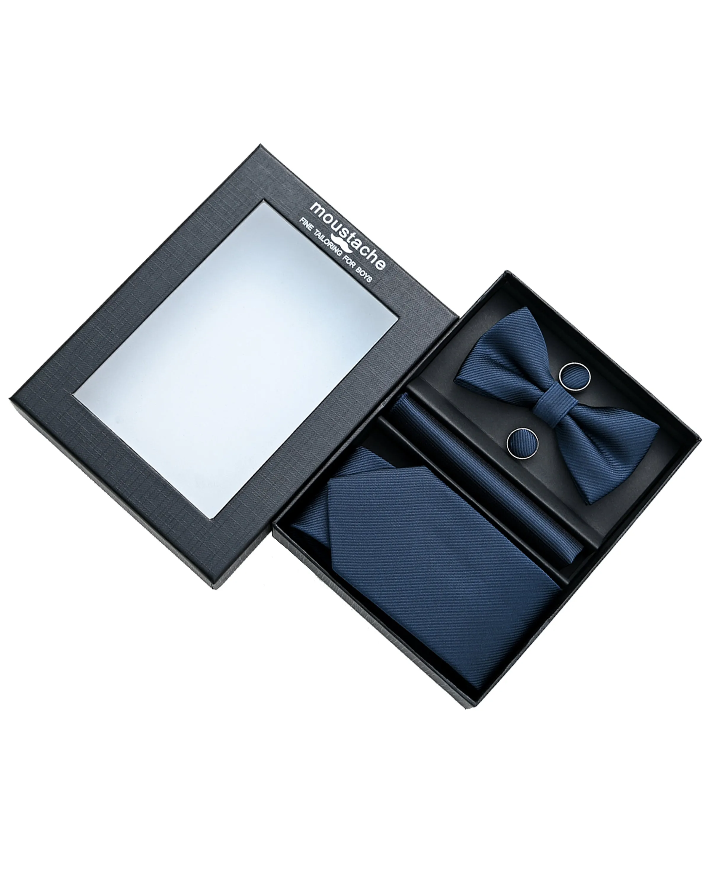 Navy Blue Tie Set
