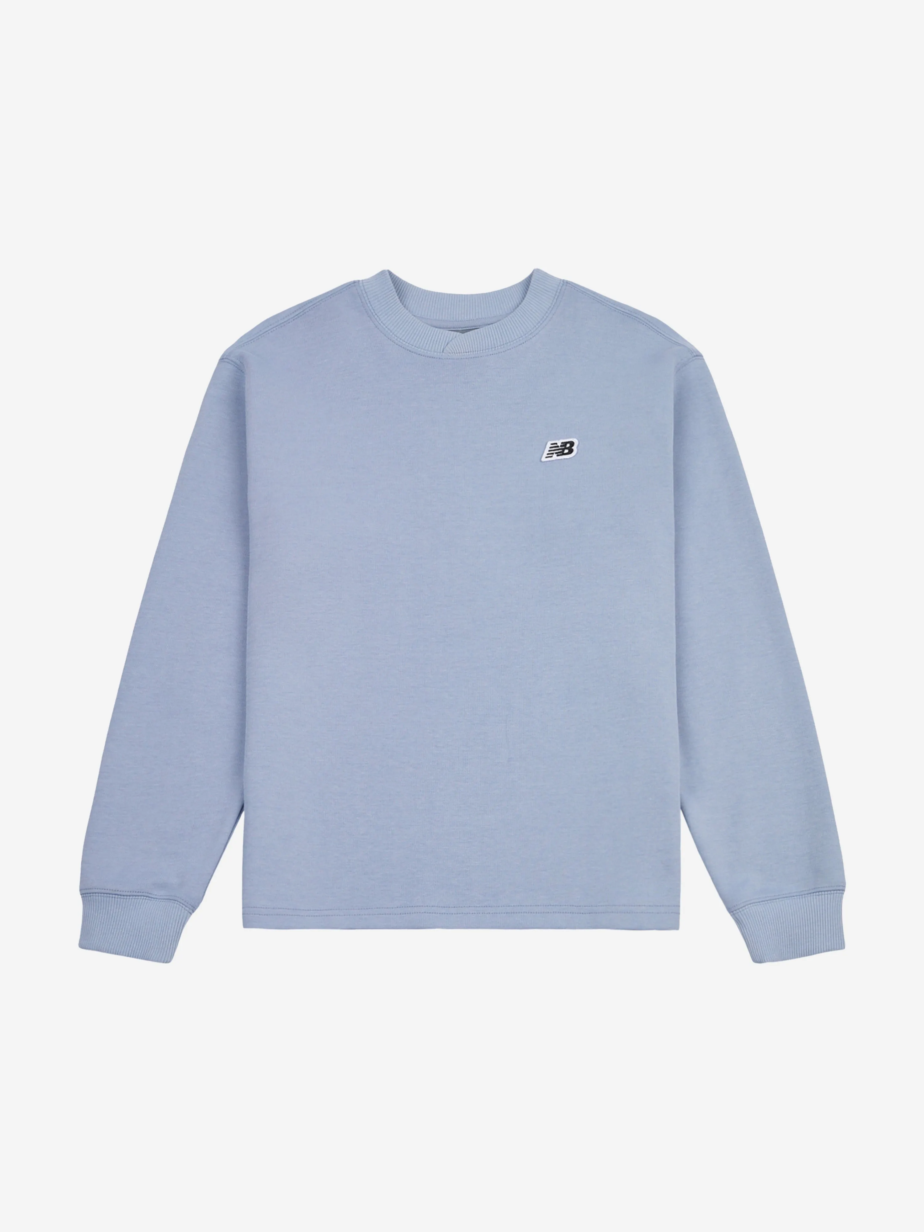 New Balance Boys Premium Cross Neck LS T-Shirt in Blue