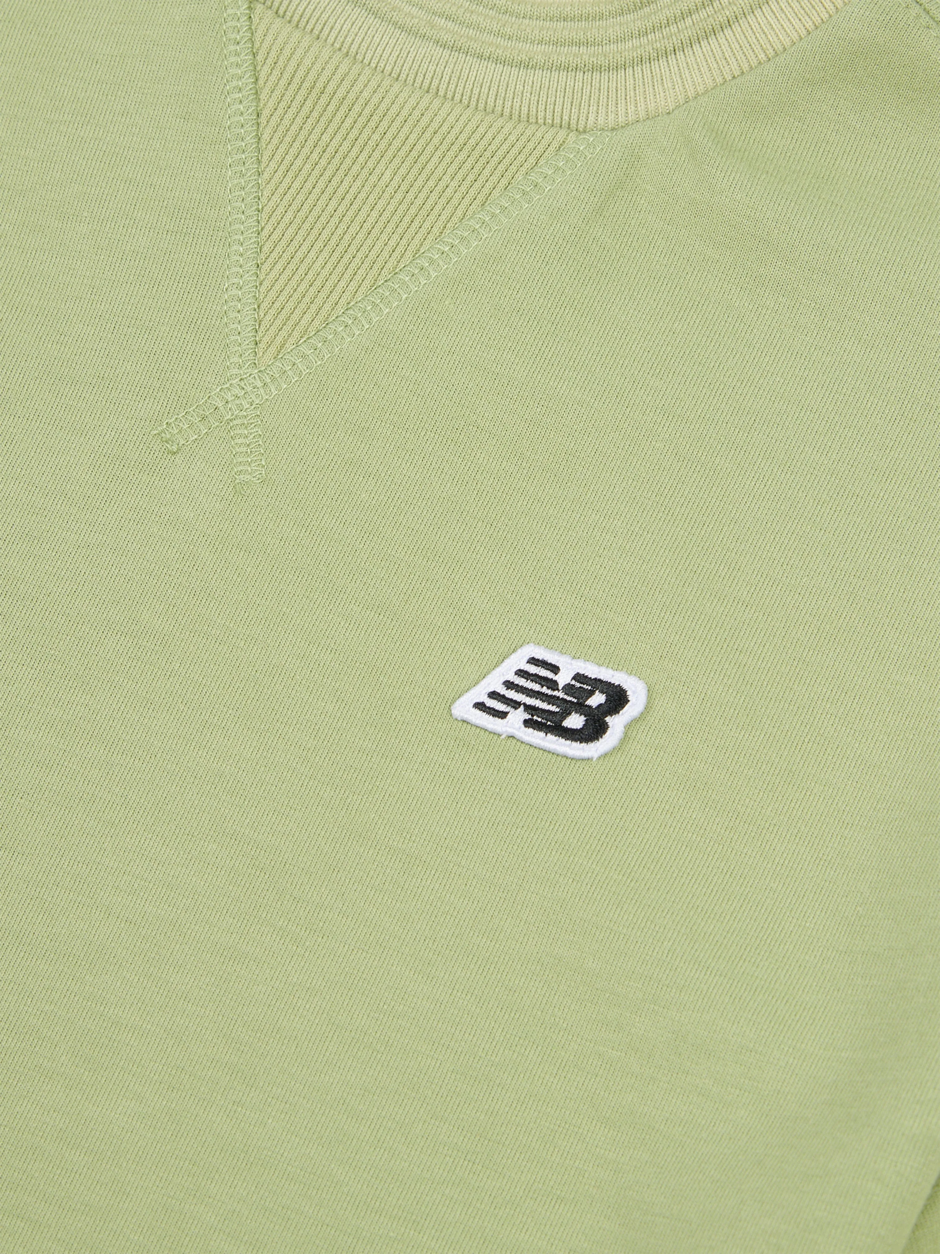 New Balance Boys Premium Racking Rib T-Shirt in Green
