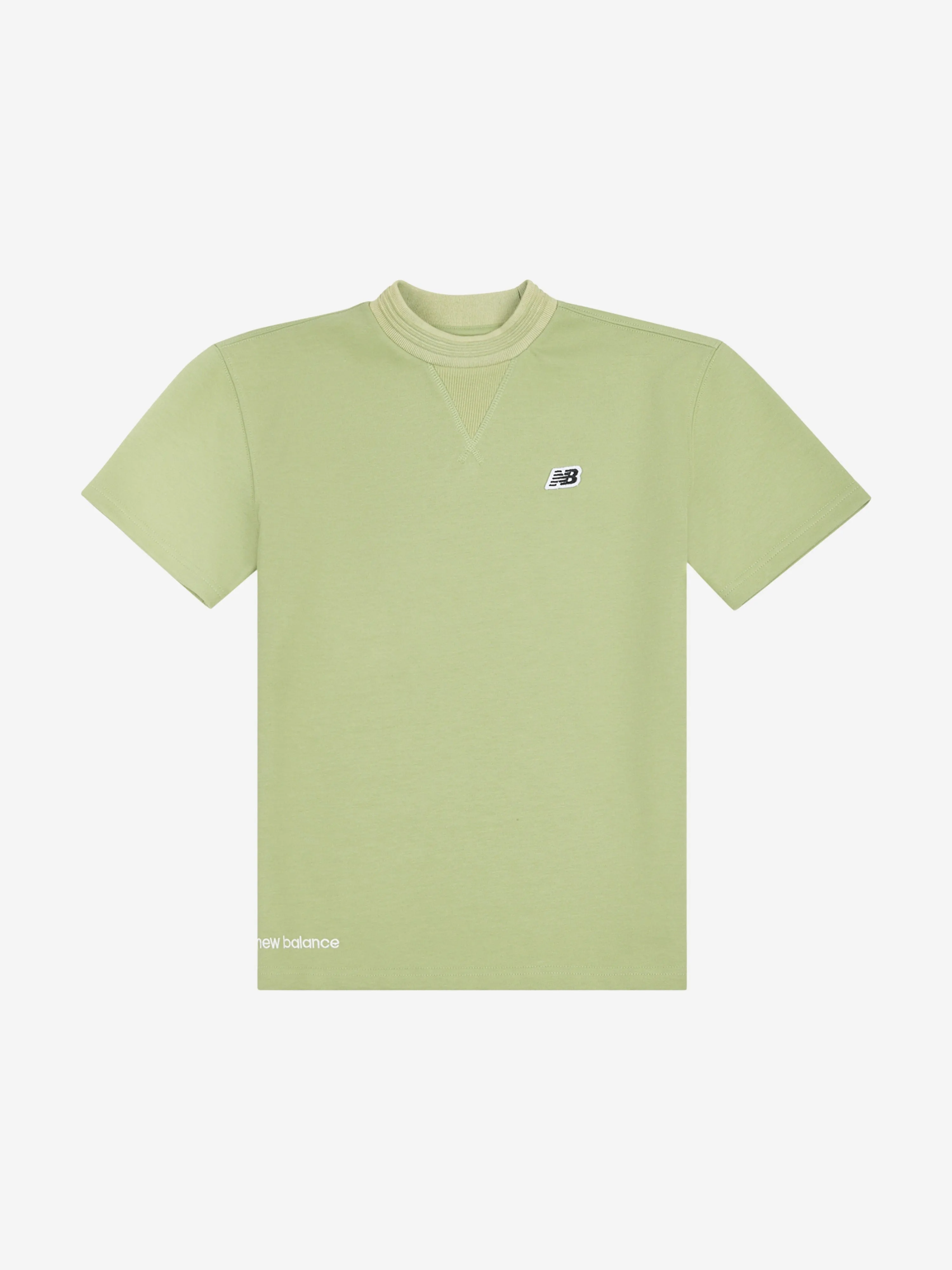 New Balance Boys Premium Racking Rib T-Shirt in Green