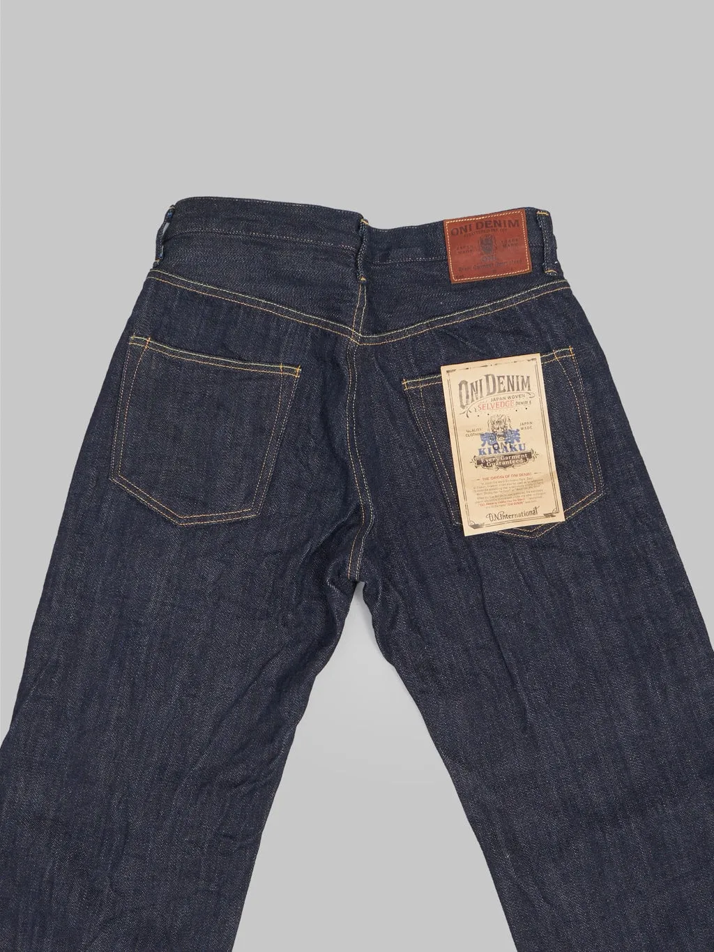ONI Denim 022-KI Kiraku 12oz Relax Straight Jeans