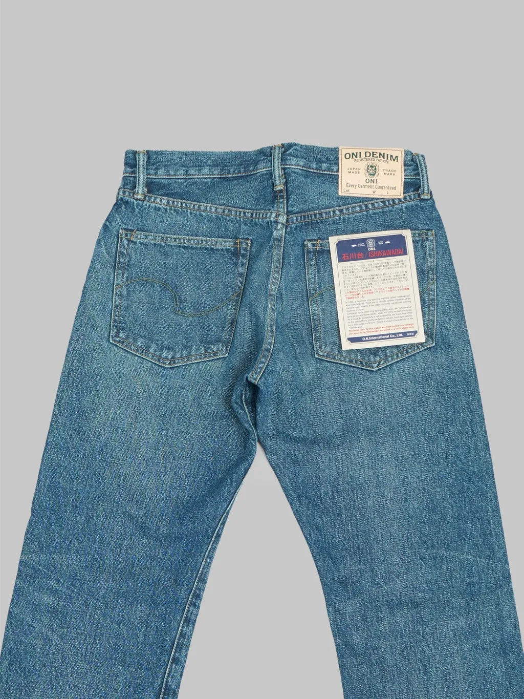 ONI Denim 246 Ishikawadai Used 15oz Neat Straight Jeans