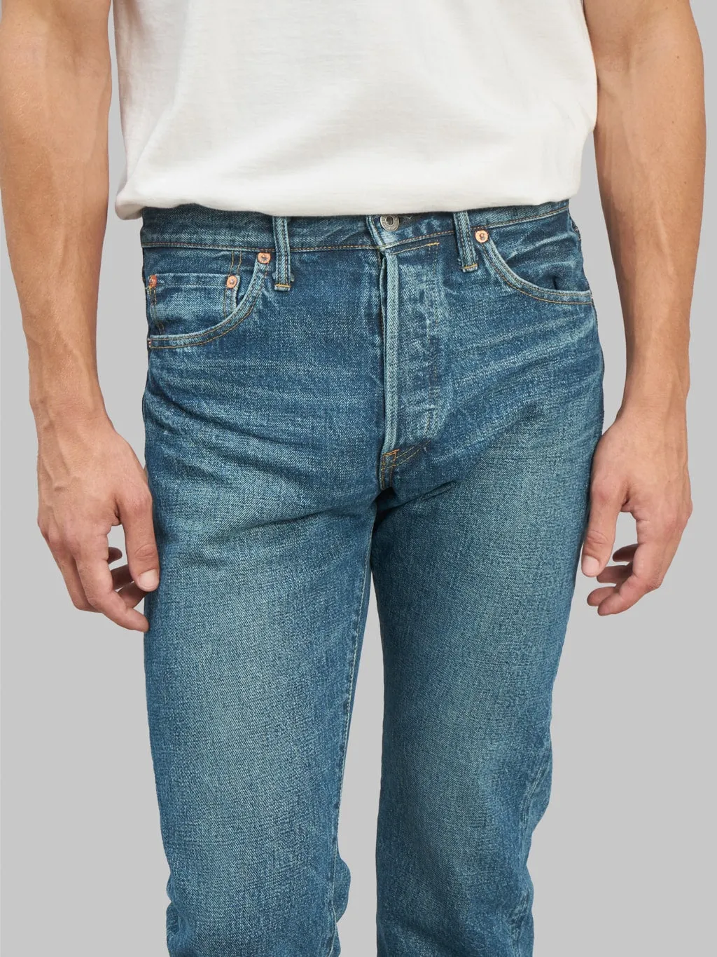 ONI Denim 246 Ishikawadai Used 15oz Neat Straight Jeans