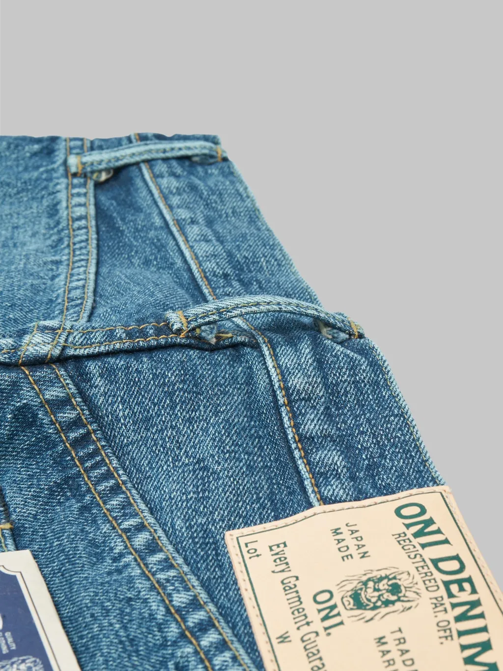 ONI Denim 246 Ishikawadai Used 15oz Neat Straight Jeans