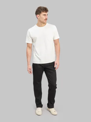 ONI Denim 286-13BK Jet Black Denim 13oz Neat Straight Jeans