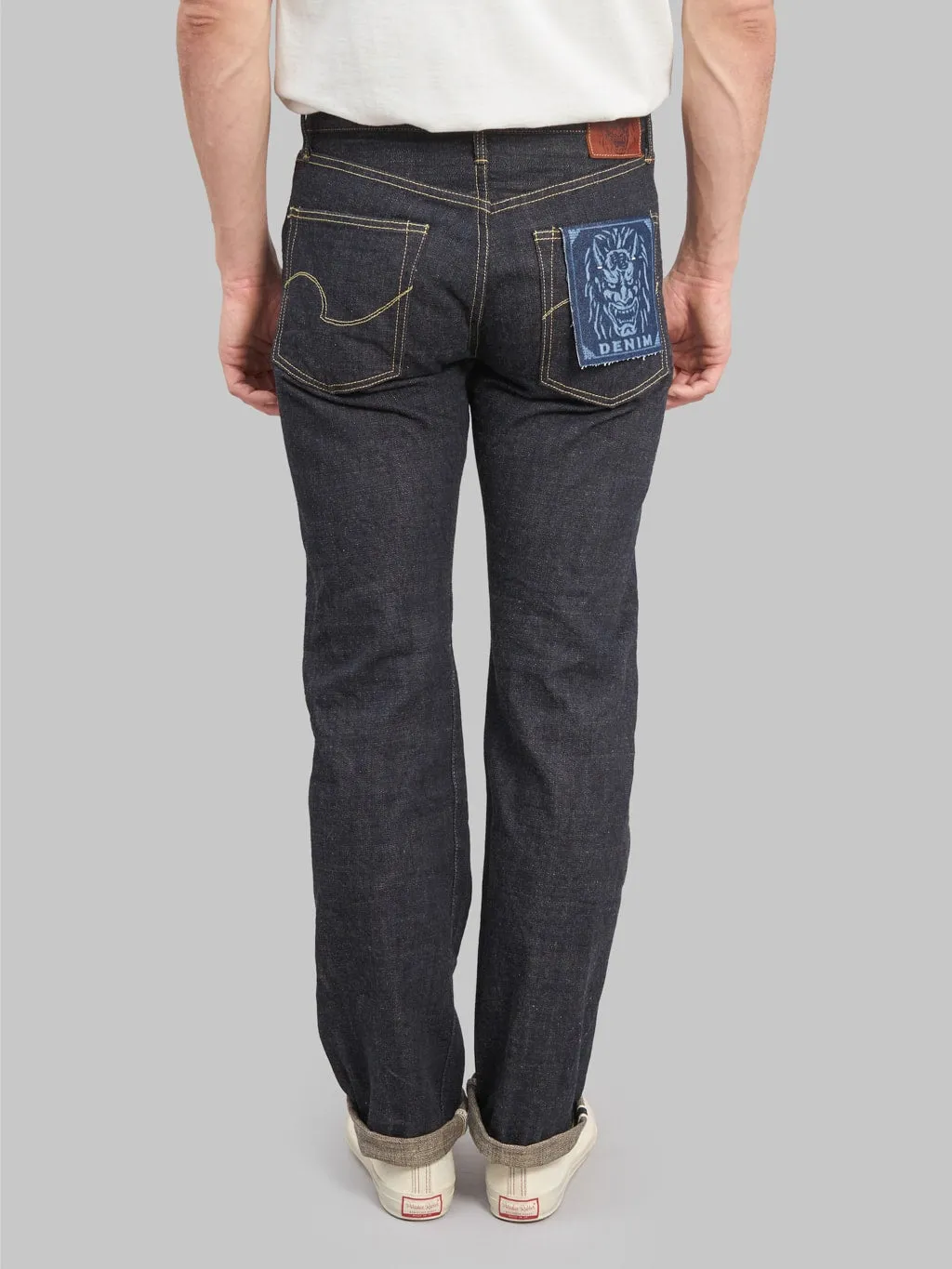 ONI Denim 288-KBE Indigo Beige 14oz Regular Straight Jeans