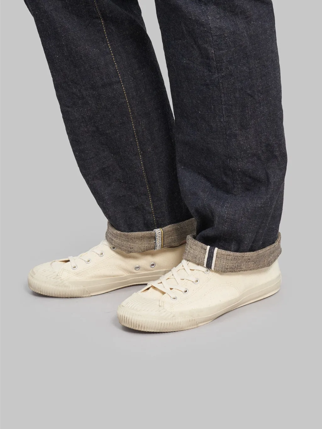 ONI Denim 288-KBE Indigo Beige 14oz Regular Straight Jeans