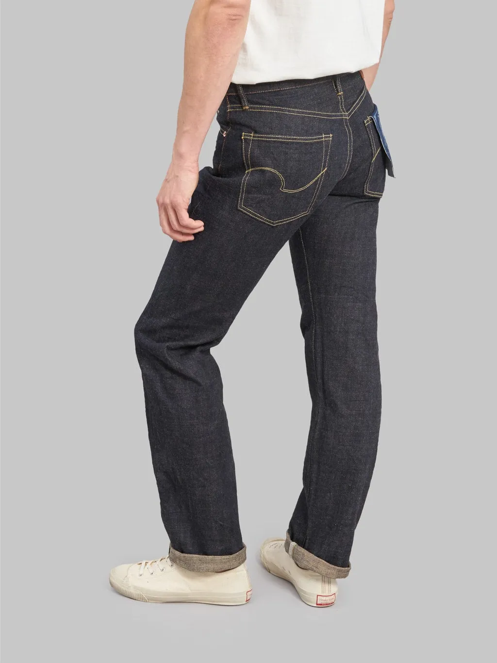 ONI Denim 288-KBE Indigo Beige 14oz Regular Straight Jeans