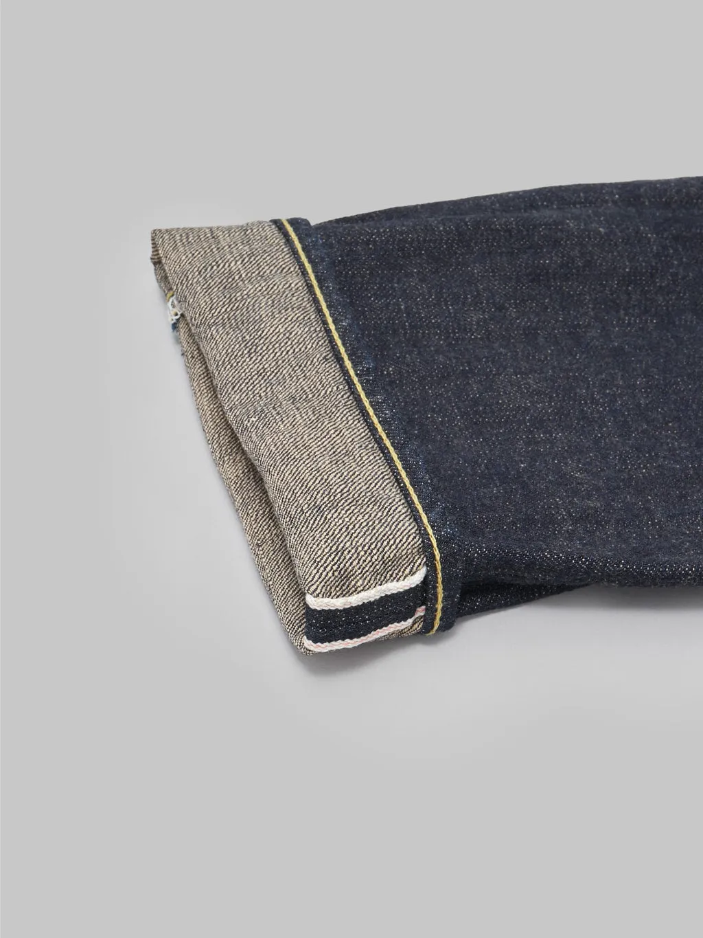 ONI Denim 288-KBE Indigo Beige 14oz Regular Straight Jeans