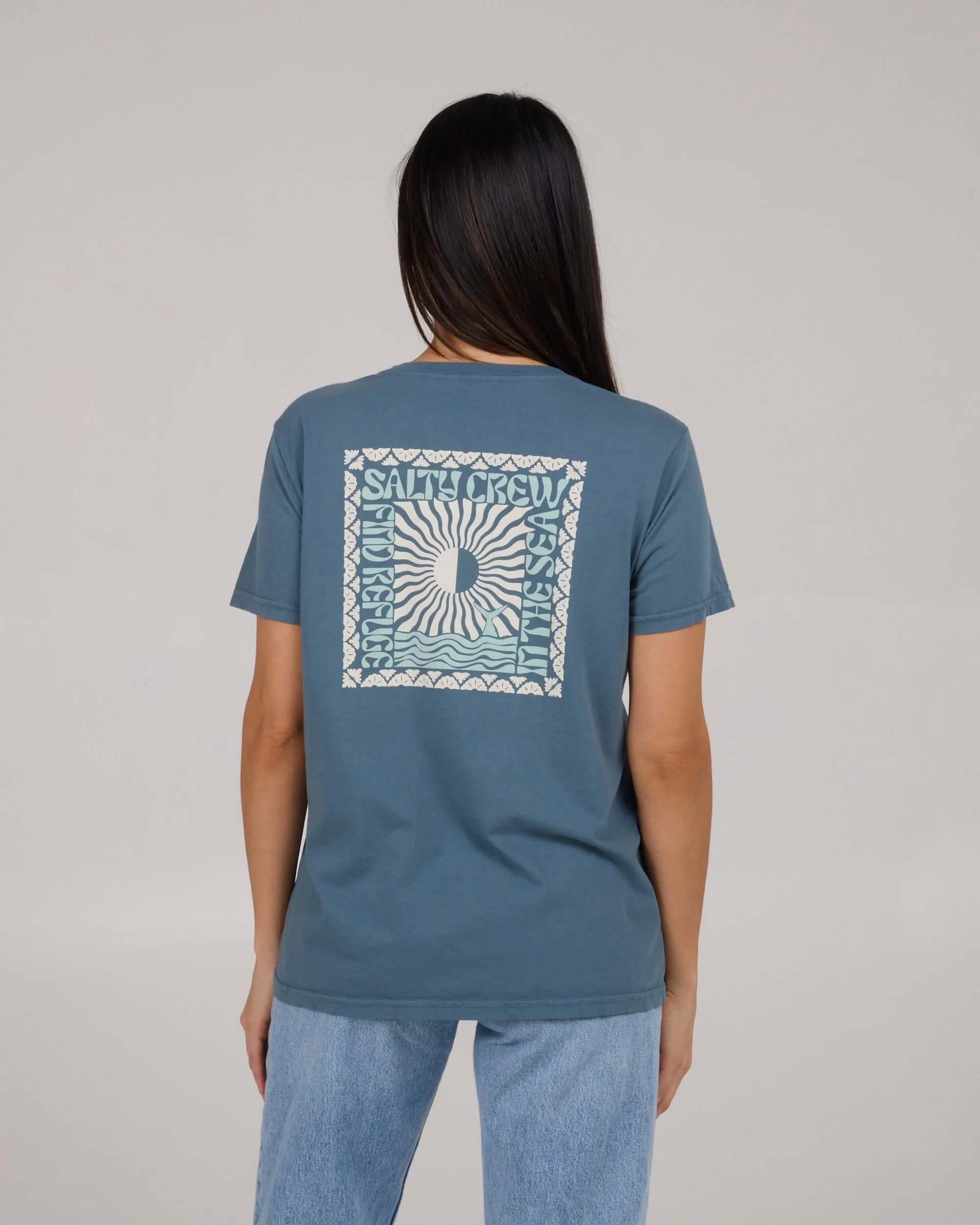 Optic Sea B.f Tee - Fin Blue
