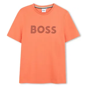 Orange Logo Short Sleeve T-Shirt