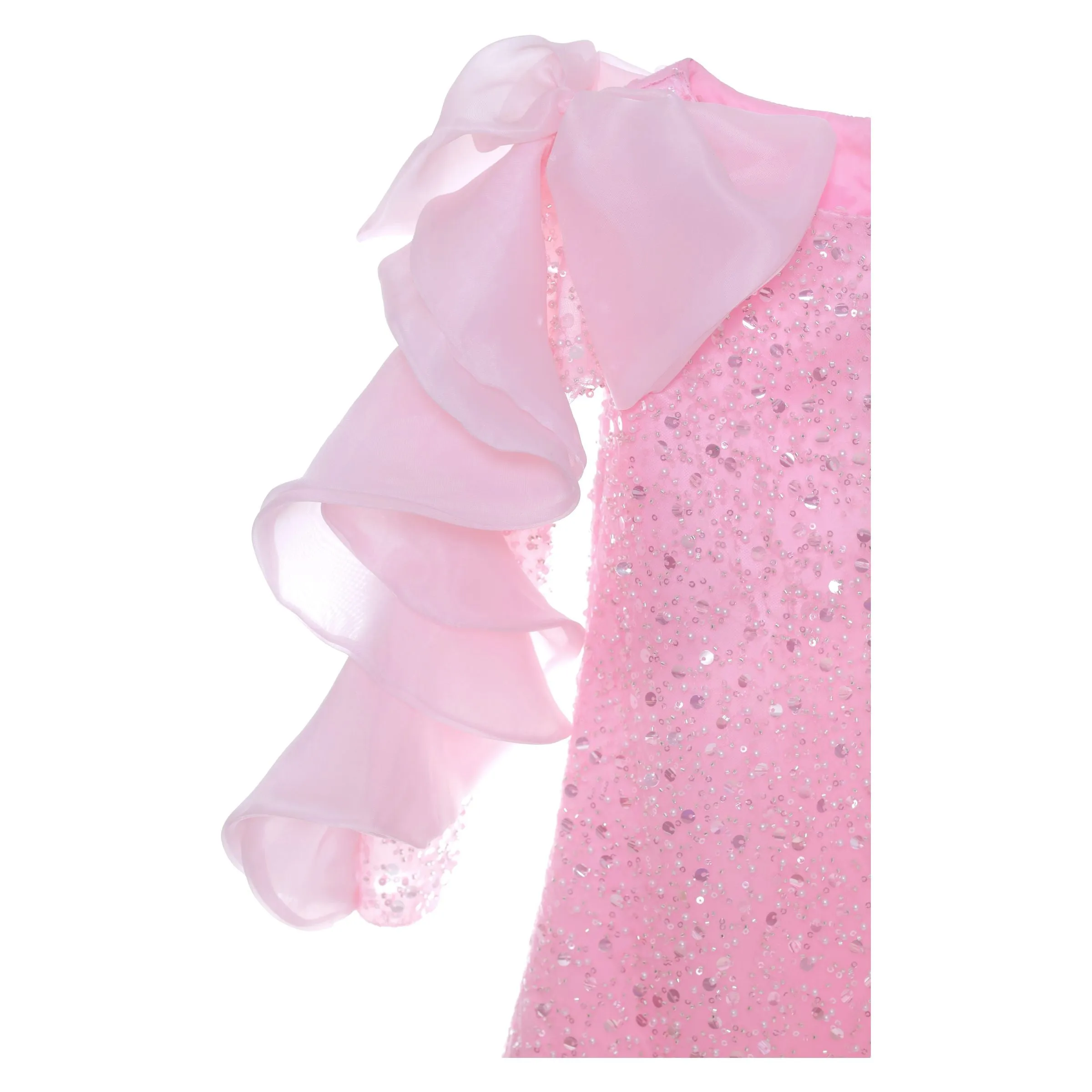 Pink Reem Trapeze Bow Dress