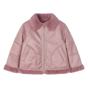 Pink Rose Quilted Flight Jacket