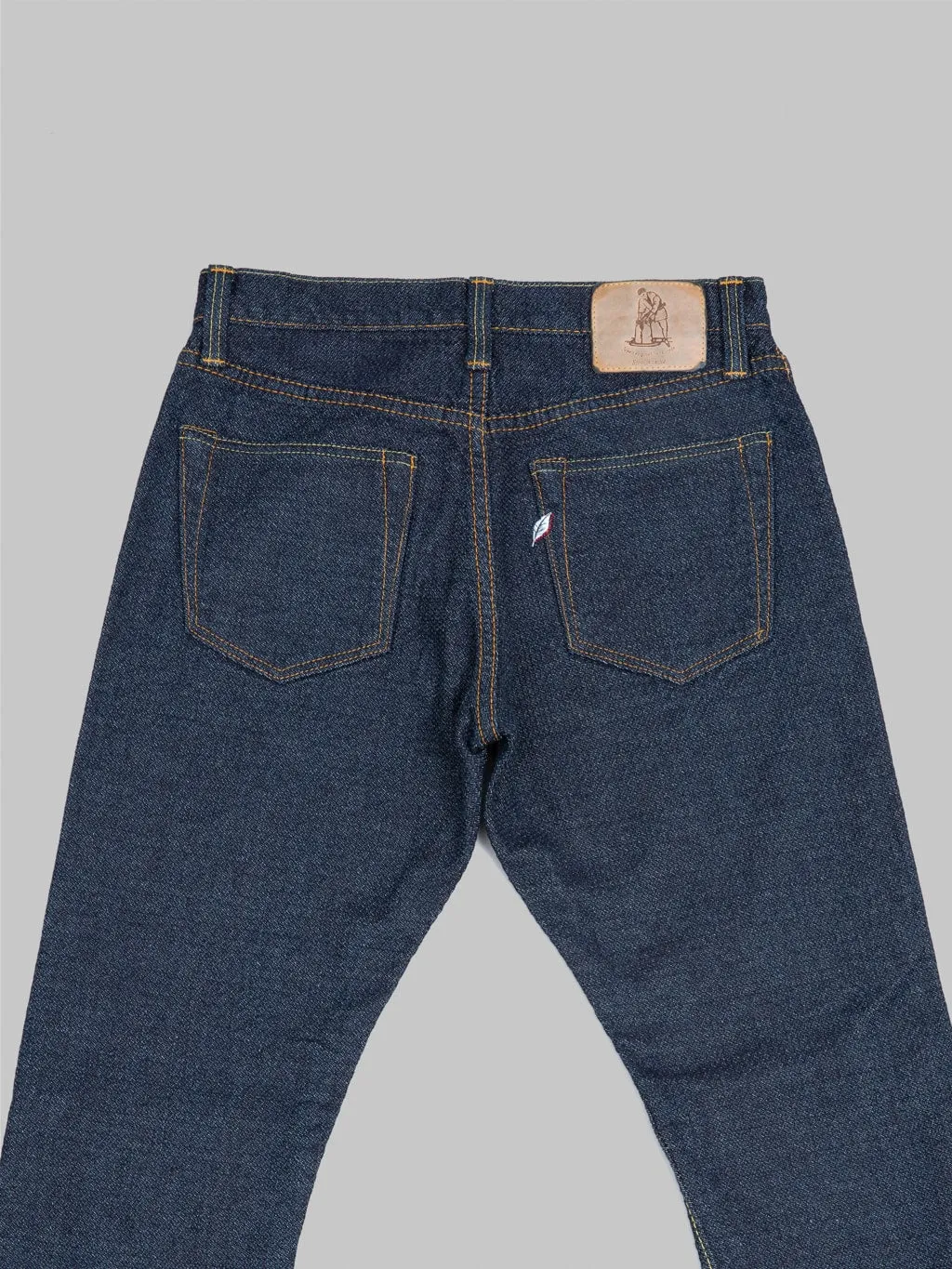 Pure Blue Japan 1170-1-ID Double Indigo Sashiko Regular Straight Jeans
