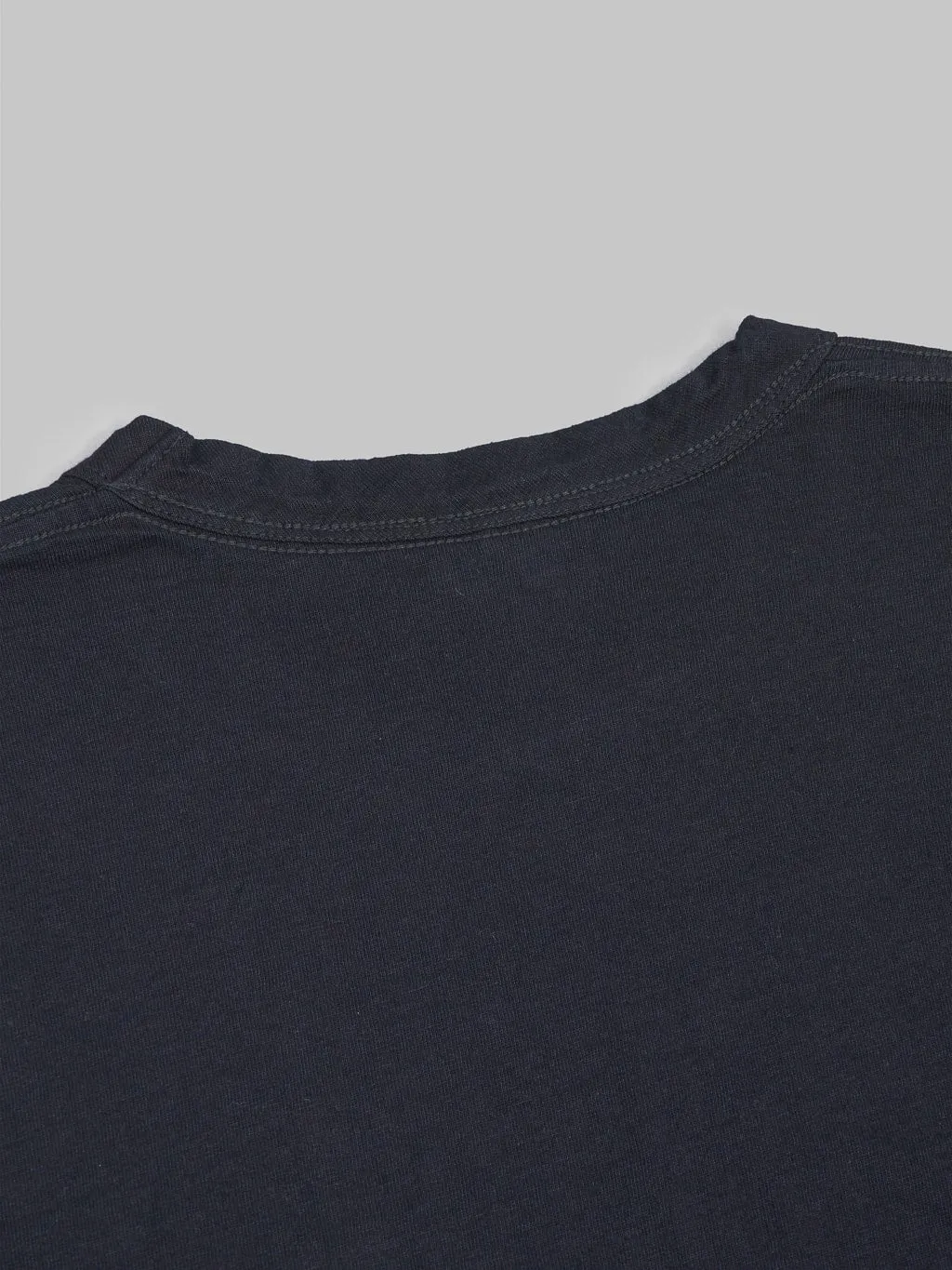 Pure Blue Japan LS5011-IDBK Black Indigo Dyed Long Sleeve T-Shirt