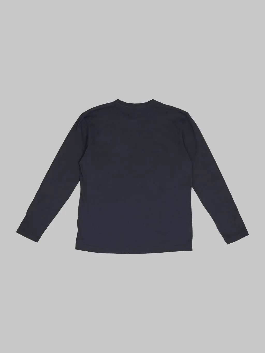 Pure Blue Japan LS5011-IDBK Black Indigo Dyed Long Sleeve T-Shirt