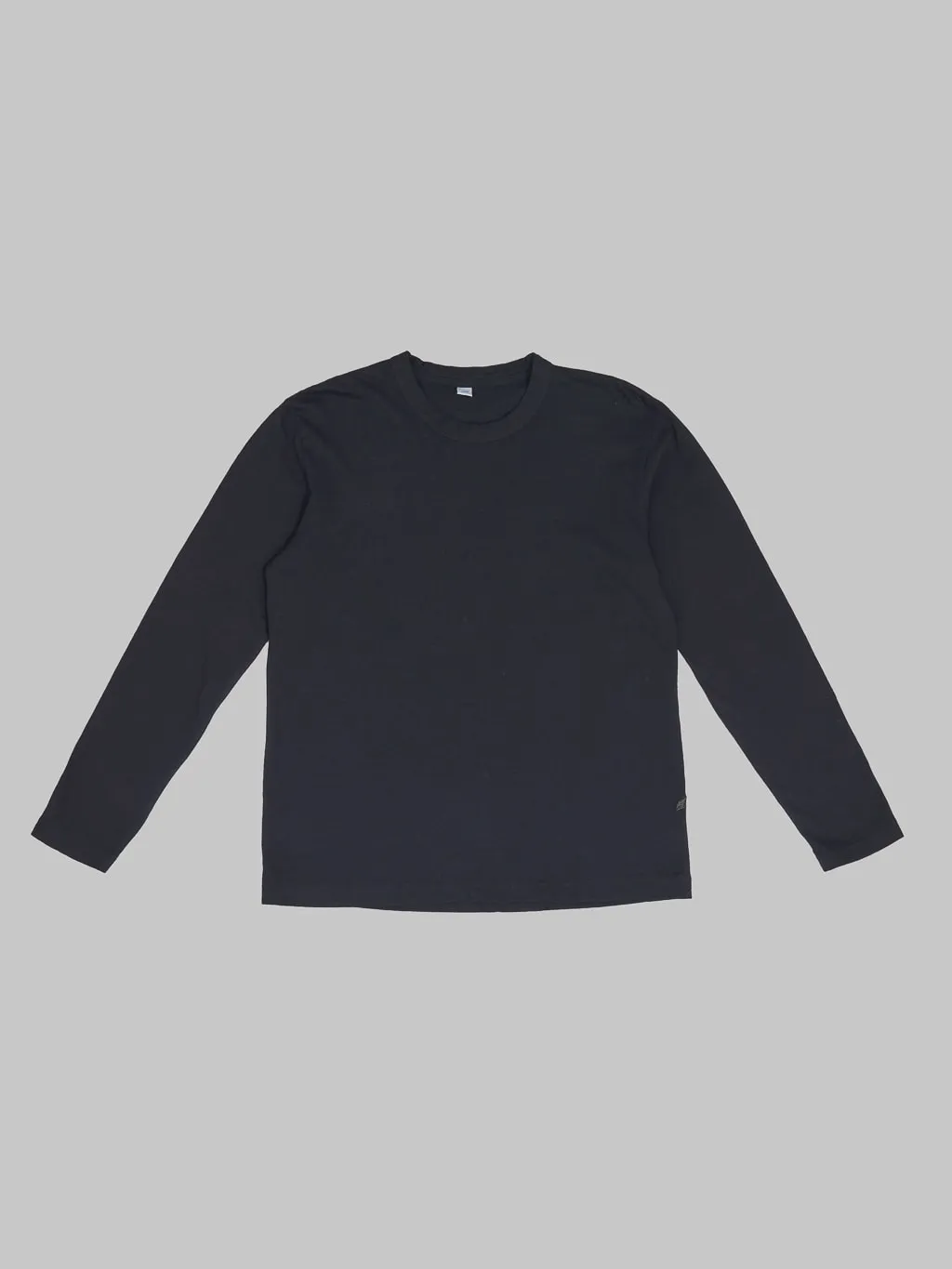 Pure Blue Japan LS5011-IDBK Black Indigo Dyed Long Sleeve T-Shirt