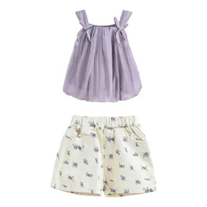 Purple Lavender Bow Outfit