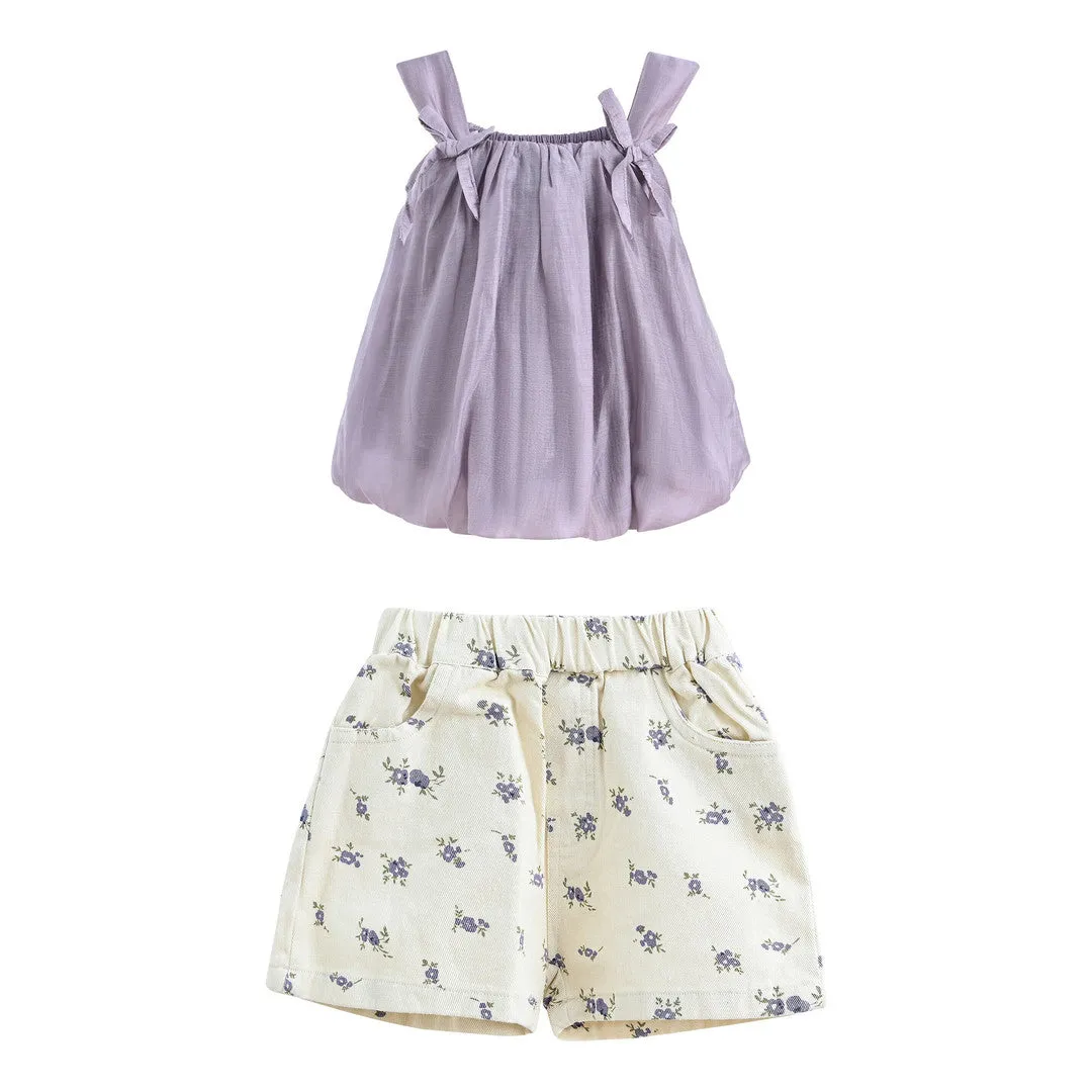 Purple Lavender Bow Outfit