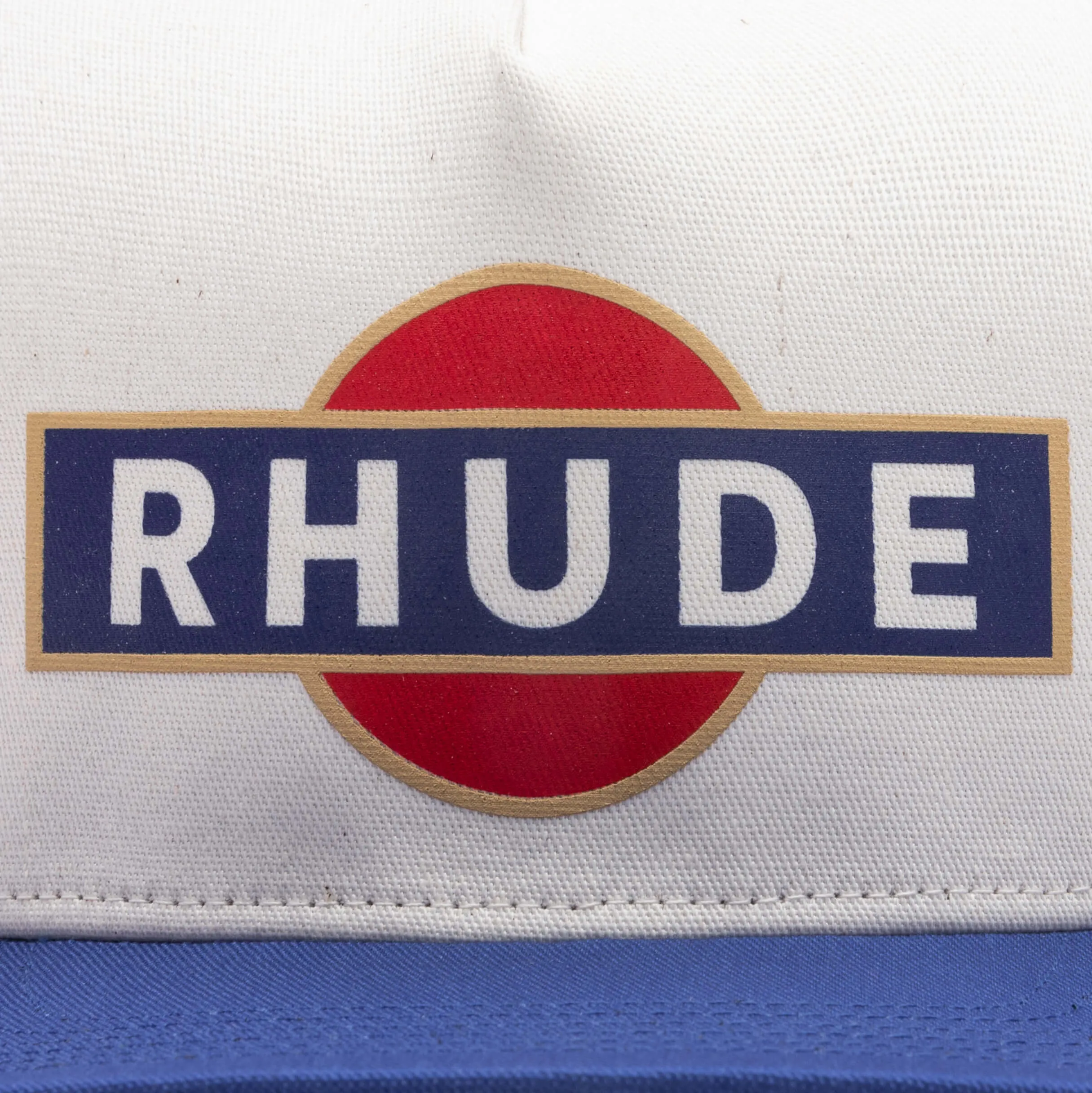 Racer Trucker Hat - Navy/Off-White