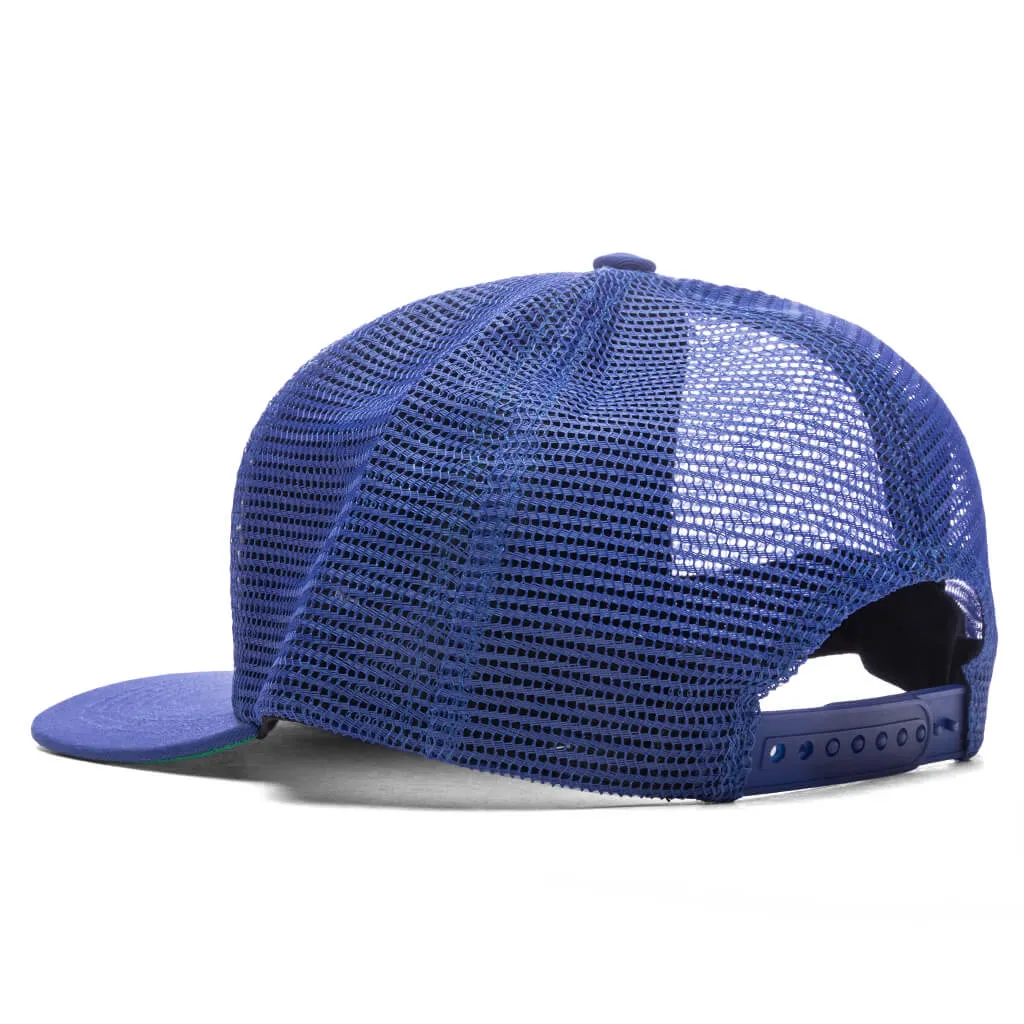Racer Trucker Hat - Navy/Off-White