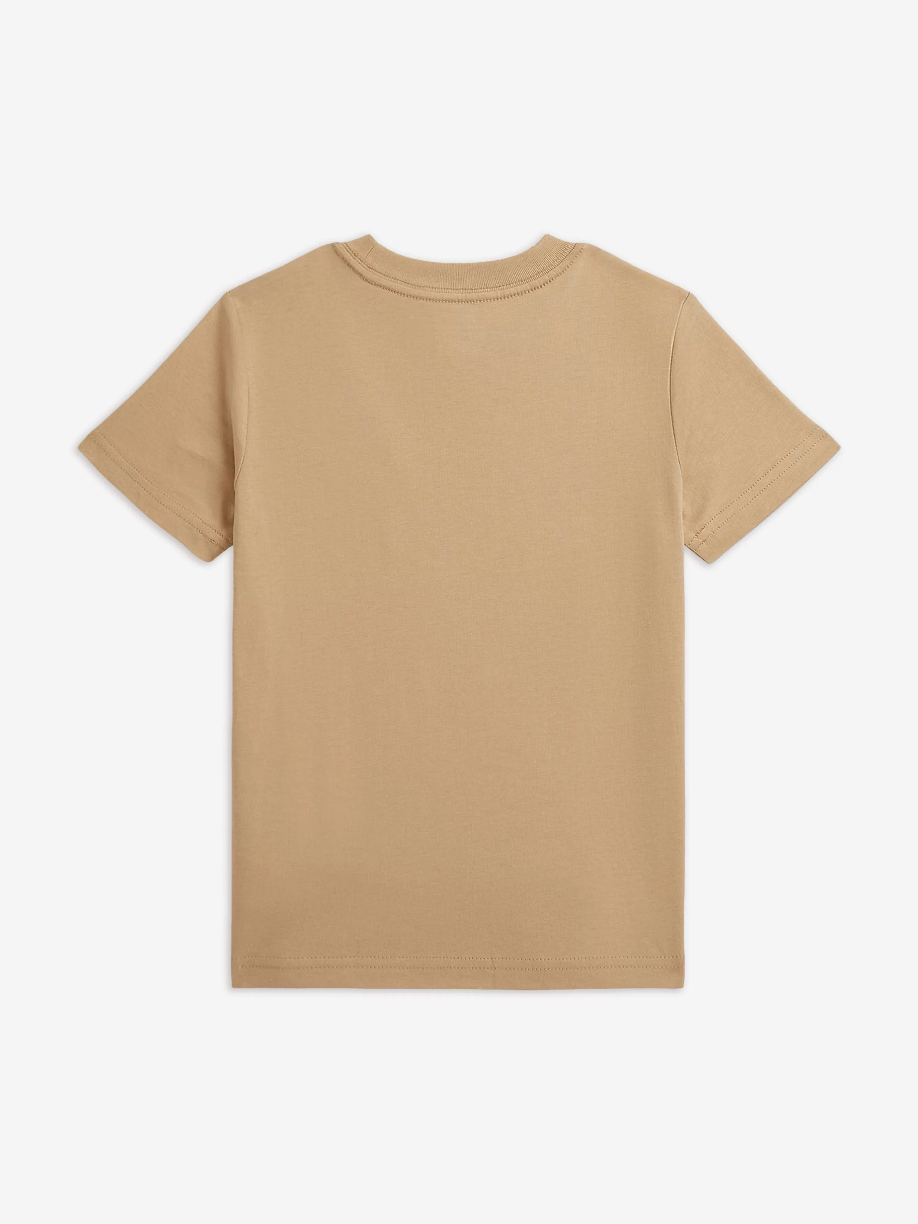 Ralph Lauren Boys Jersey Pocket T-Shirt in Beige