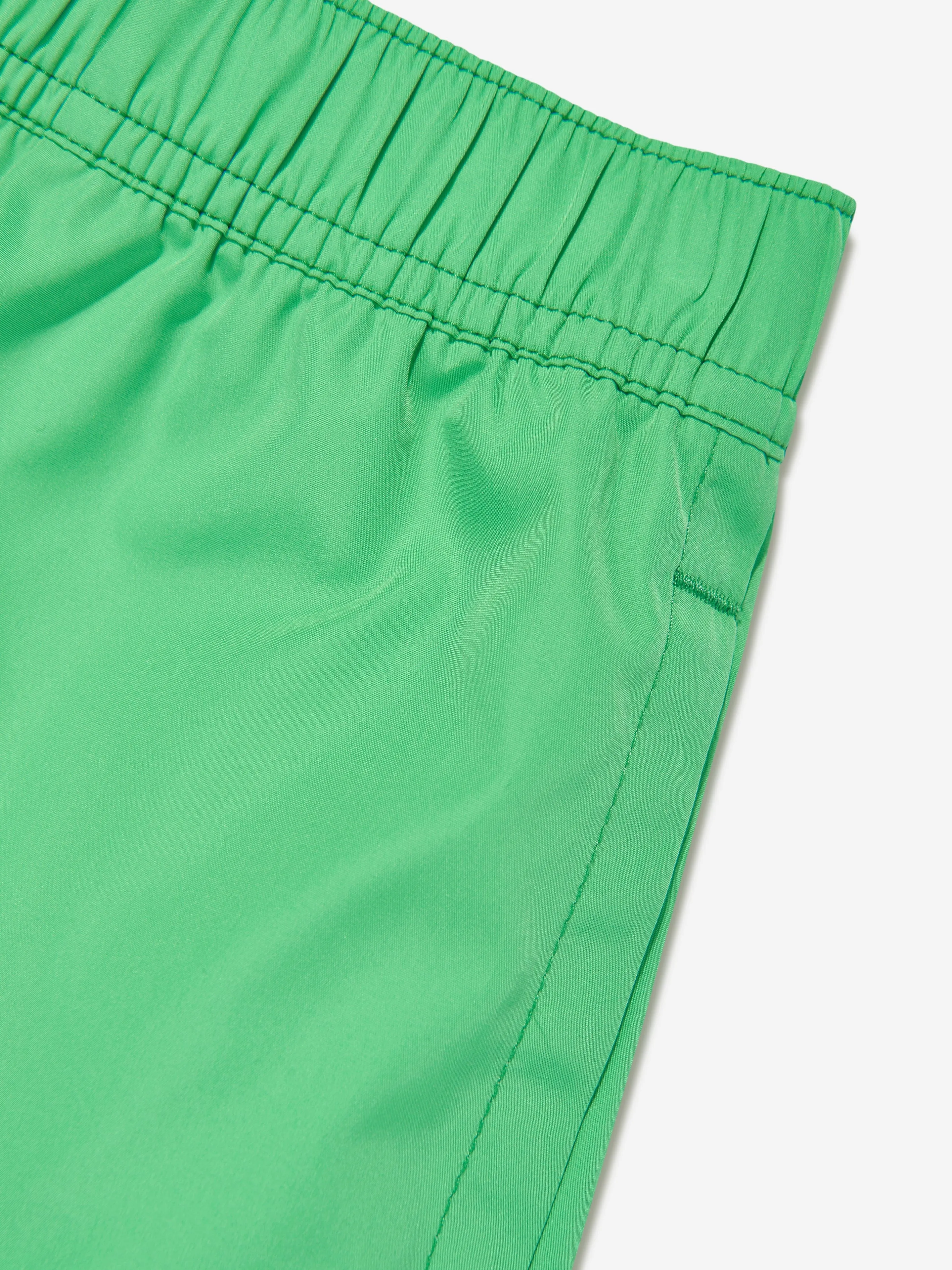 Ralph Lauren Girls Athletic Logo Shorts in Green