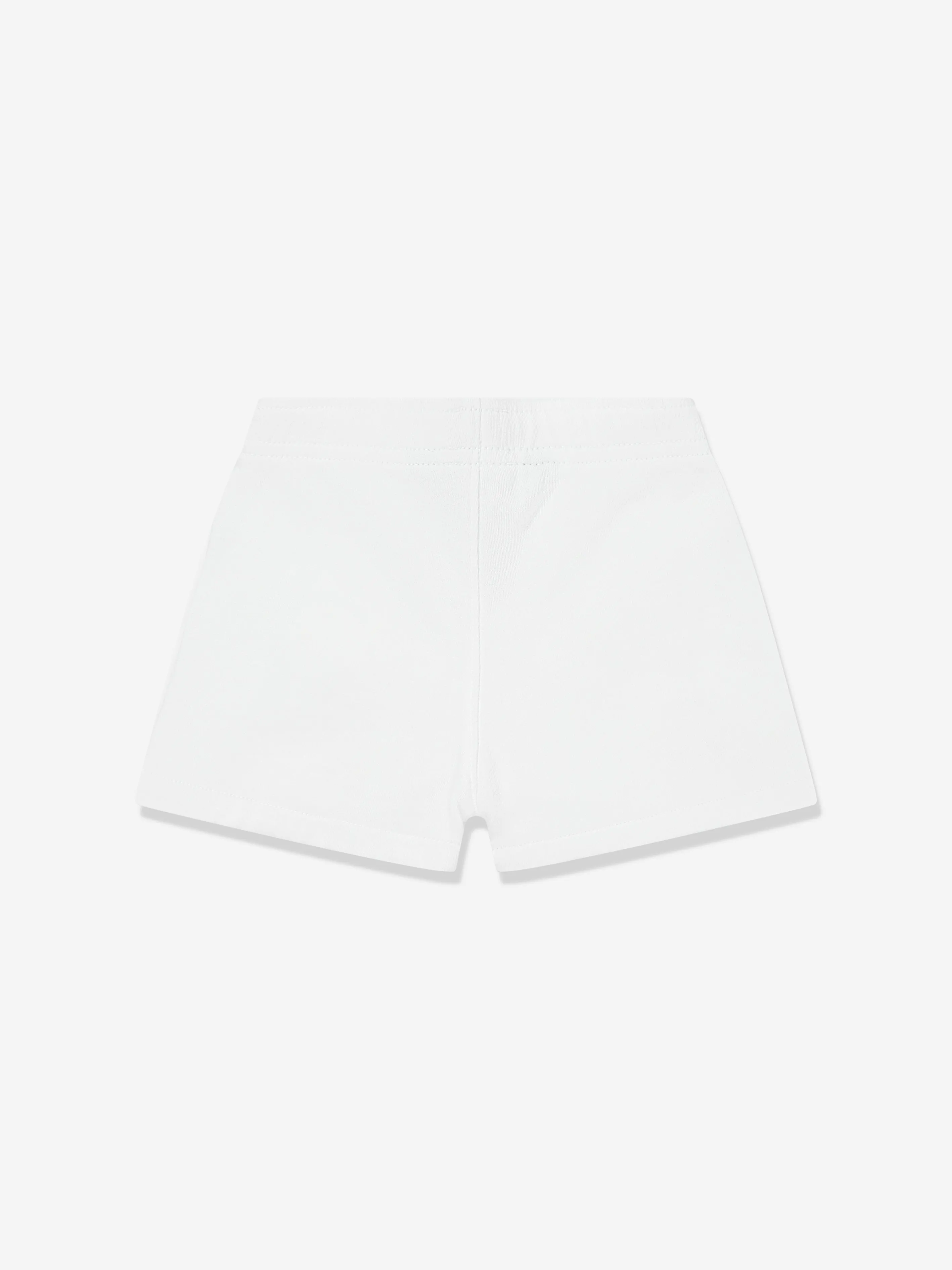 Ralph Lauren Girls Athletic Logo Shorts in White