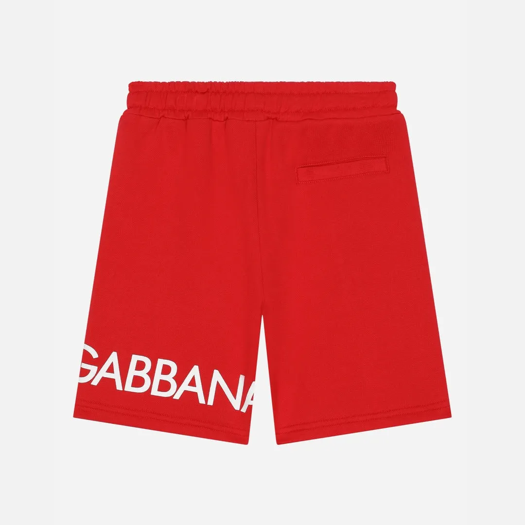 Red Logo Shorts